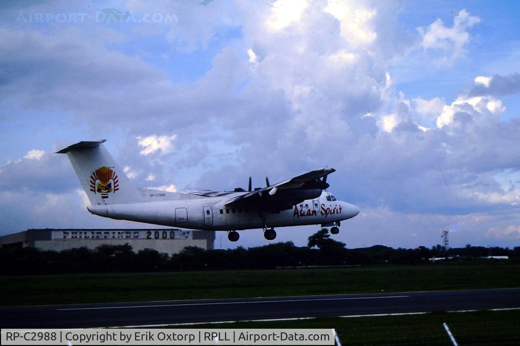 RP-C2988, 1982 De Havilland Canada DHC-7-102 Dash 7 C/N 78, RP-C2988 in MNL