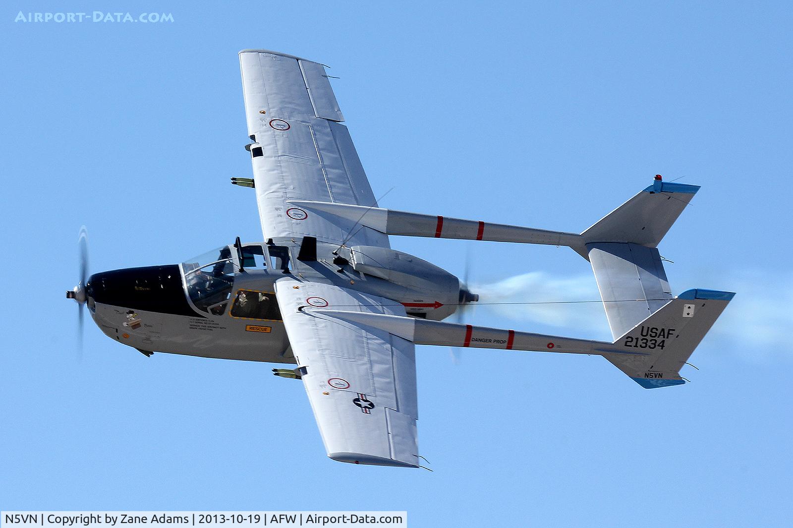 N5VN, 1967 Cessna O-2A Super Skymaster C/N 337M-0040, At the 2013 Alliance Airshow - Fort Worth, TX