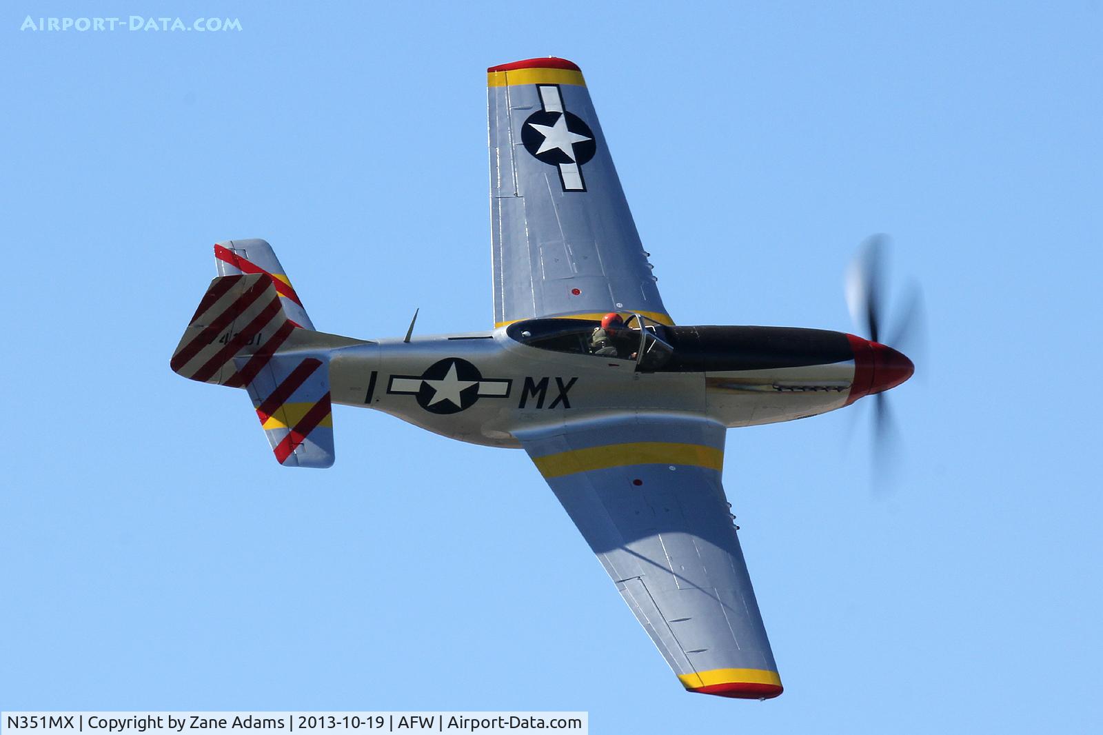 N351MX, 1944 North American P-51D Mustang C/N 122-40931 (44-74391), At the 2013 Alliance Airshow - Fort Worth, TX