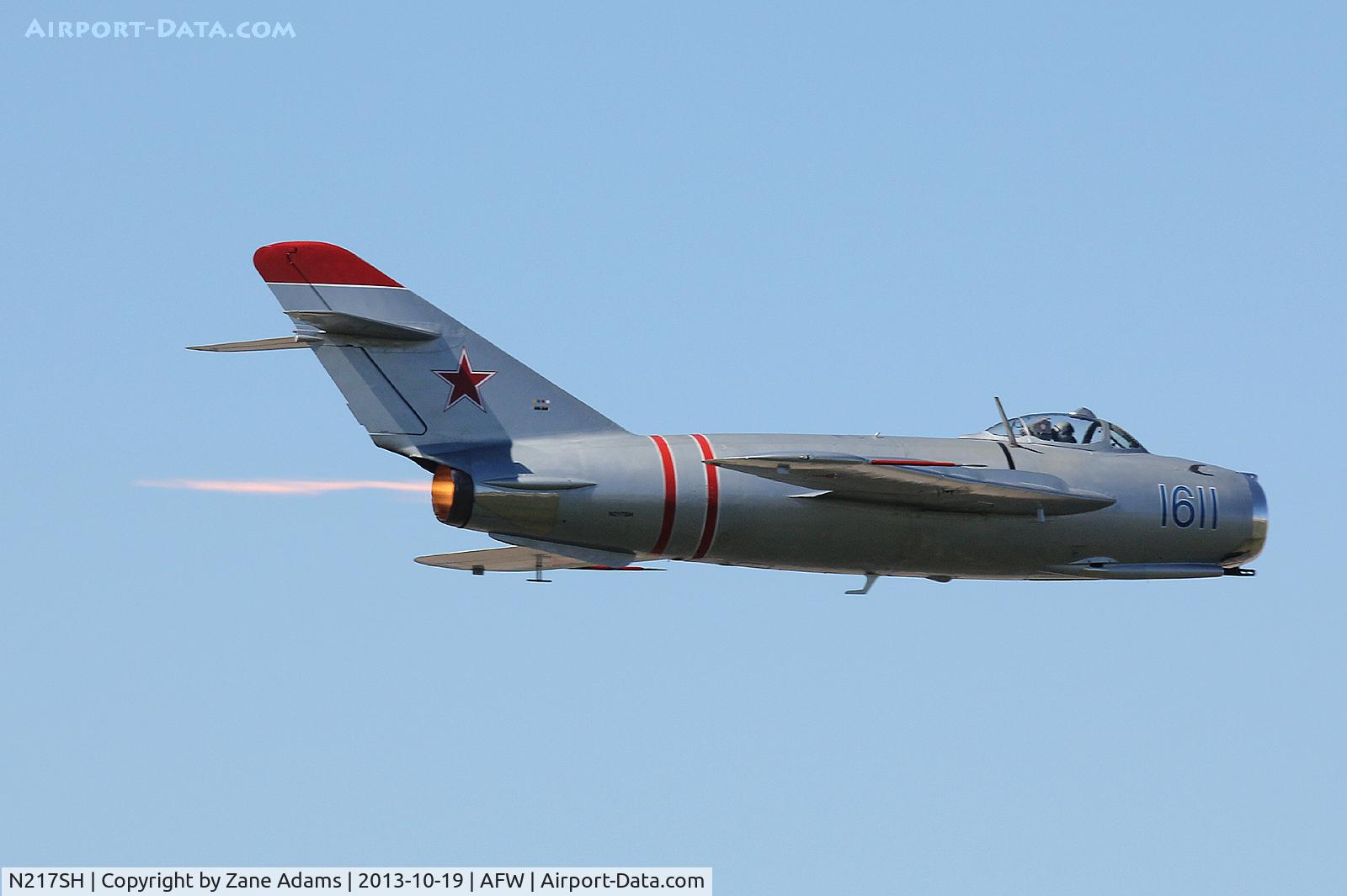 N217SH, 1959 PZL-Mielec Lim-5 (MiG-17F) C/N 1C1611, At the 2013 Alliance Airshow - Fort Worth, TX