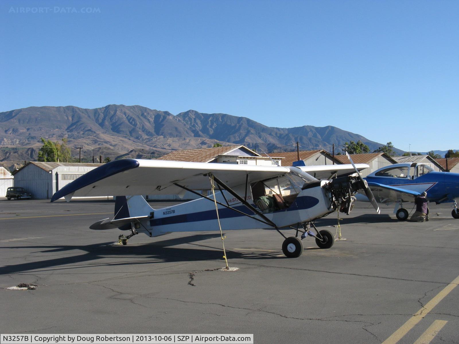 N3257B, 1954 Piper PA-18-135 Super Cub C/N 18-3275, 1954 Piper PA-18-135 SUPER CUB, Lycoming O-320 upgrade operated uncowled, lengthened wings, droop tips, aileron fences, lady flown & hand-propped, Restricted class