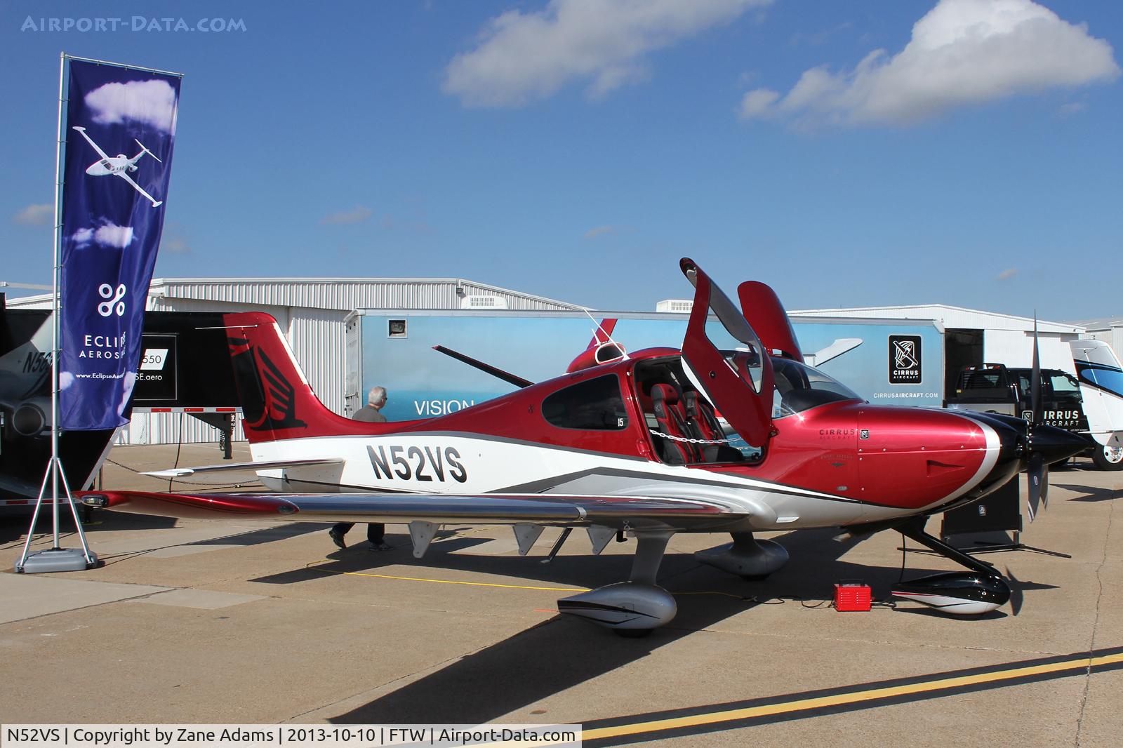 N52VS, 2013 Cirrus SR22-G5 Turbo C/N 0601, At the AOPA Airportfest 2013 - Fort Worth, TX