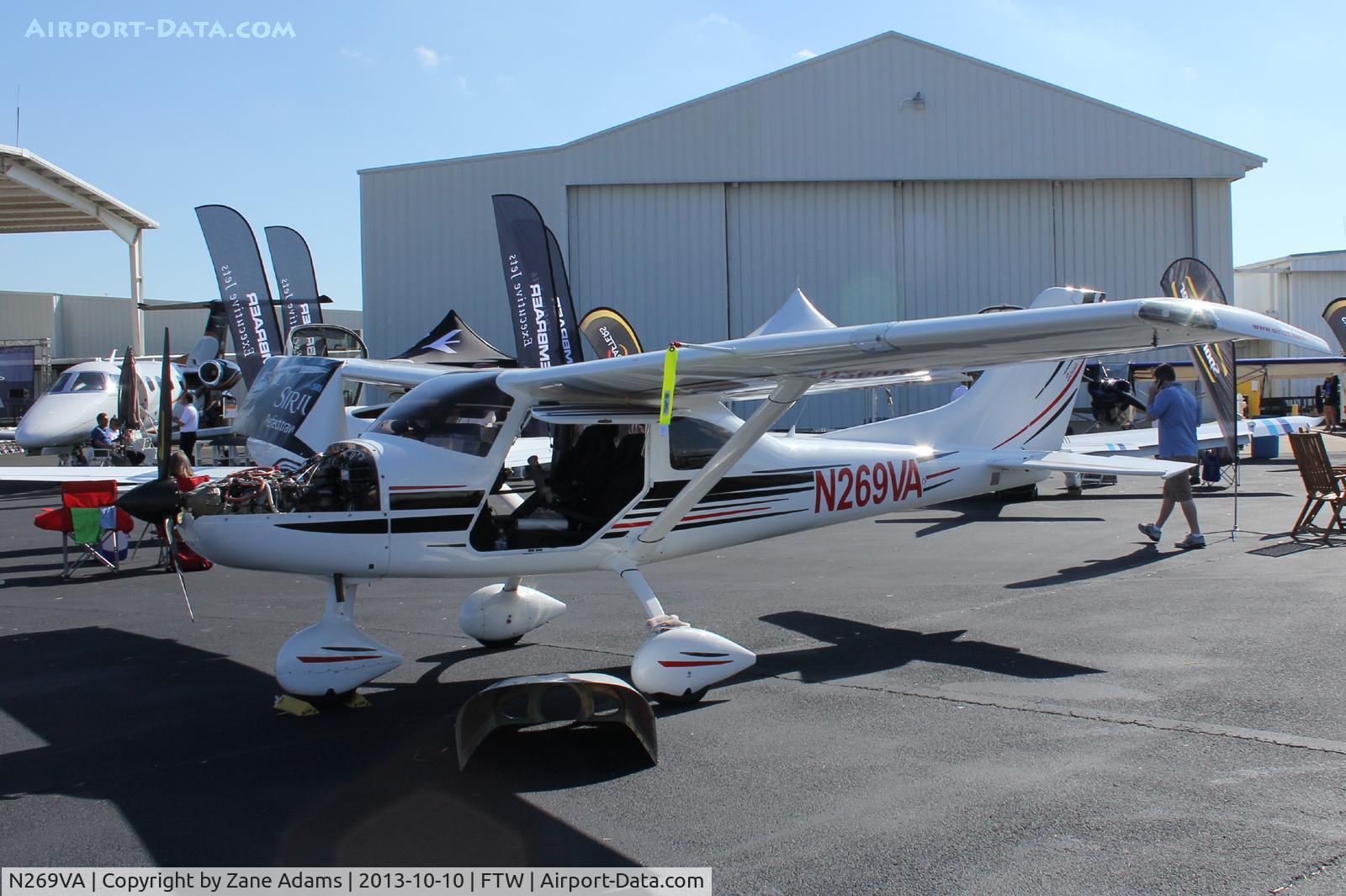 N269VA, 2010 TL Ultralight TL-3000 Sirius C/N TLUSA180, At the AOPA Airportfest 2013 - Fort Worth, TX