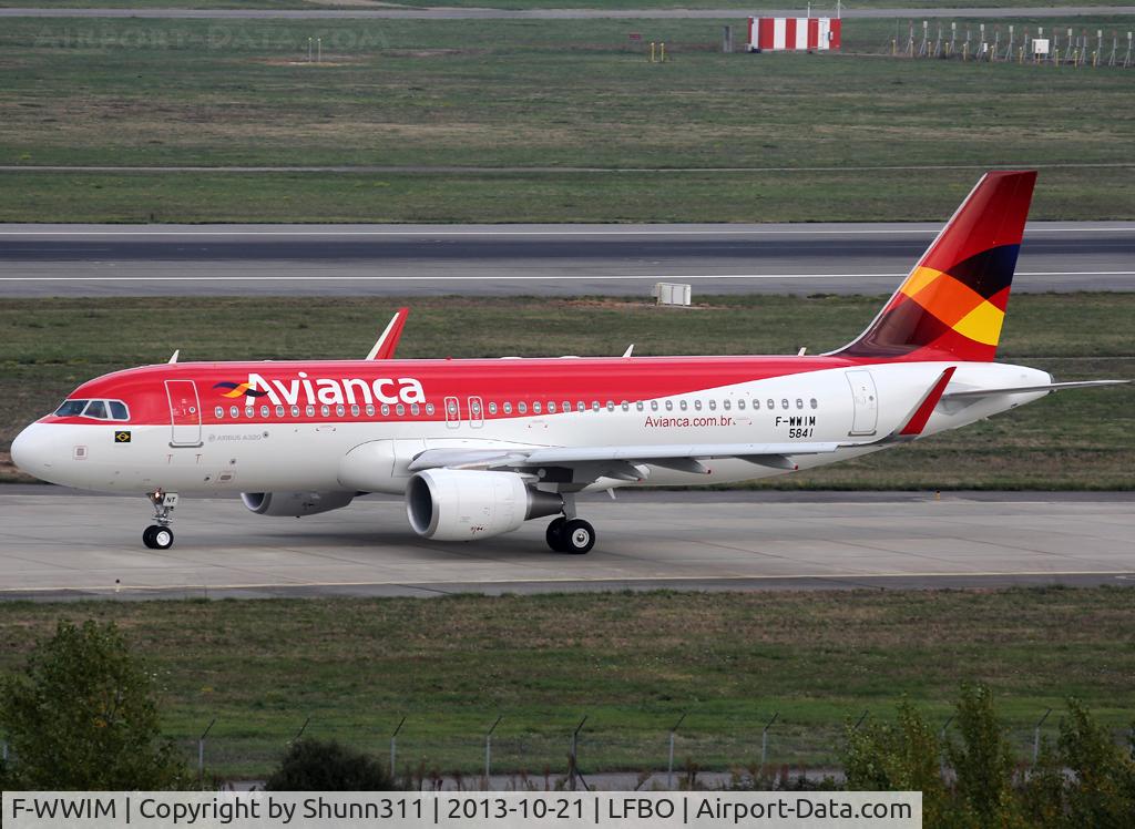 F-WWIM, 2013 Airbus A320-214 C/N 5841, C/n 5841 - To be PR-ONT