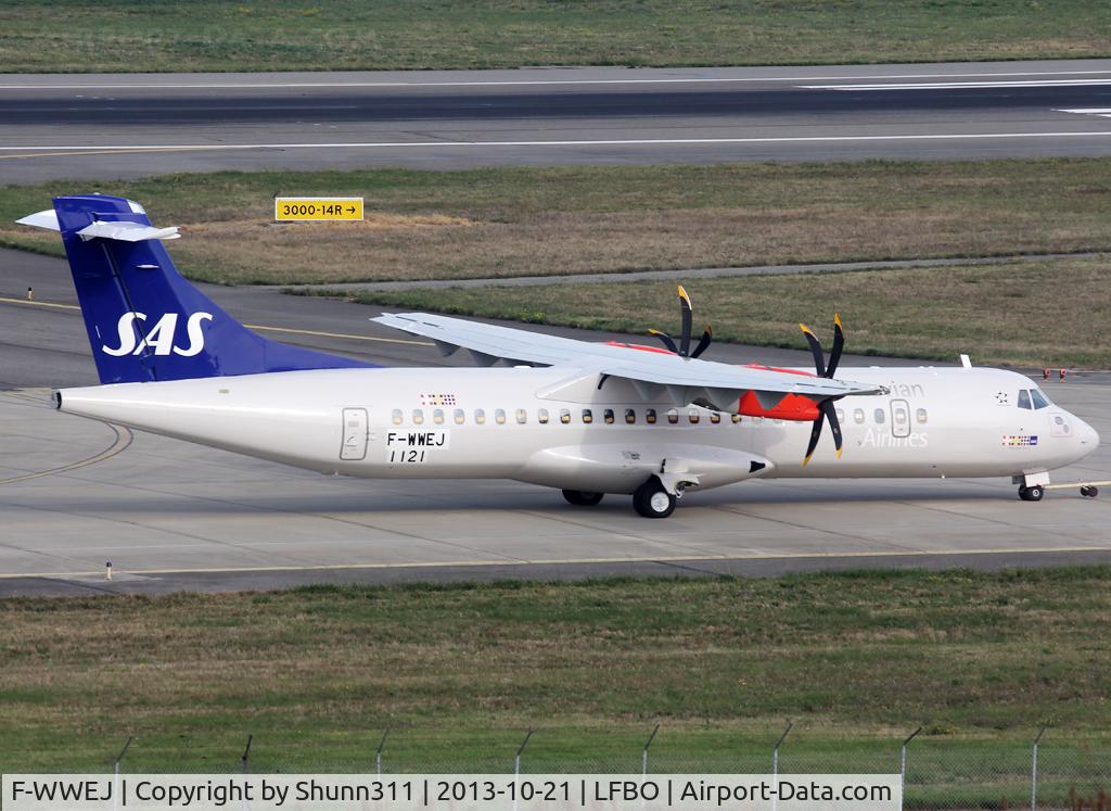 F-WWEJ, 2013 ATR 72-600 (72-212A) C/N 1121, C/n 1121 - To be OY-JZB