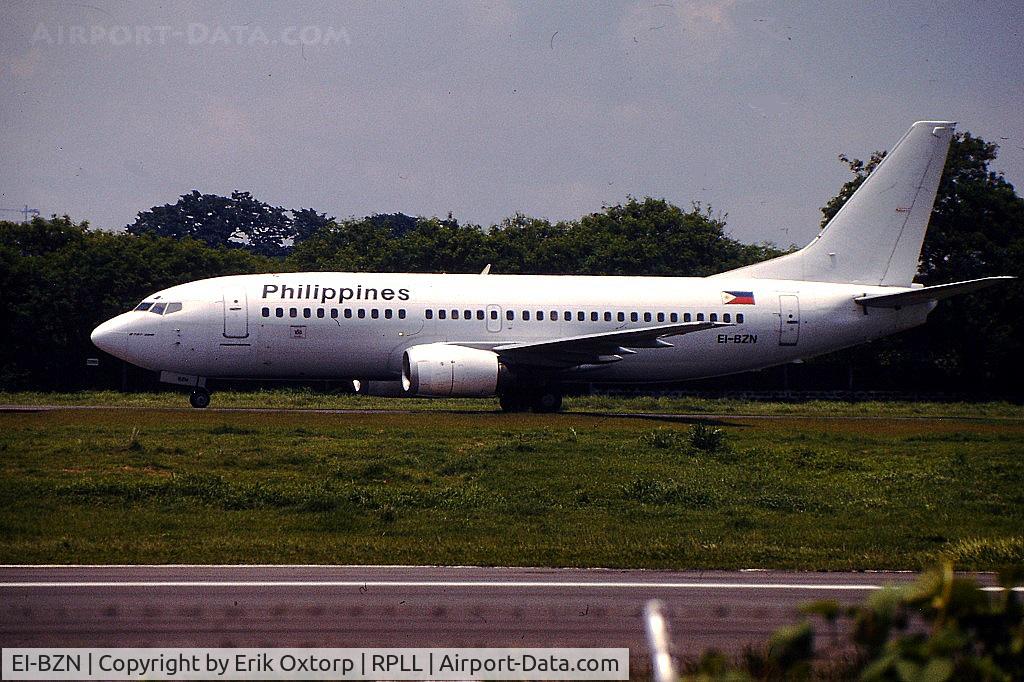 EI-BZN, 1990 Boeing 737-3Y0 C/N 24770, EI-BZN with a White tail in MNL