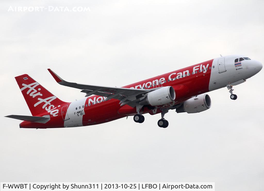 F-WWBT, 2013 Airbus A320-216 C/N 5851, C/n 5851 - To be HS-BBI