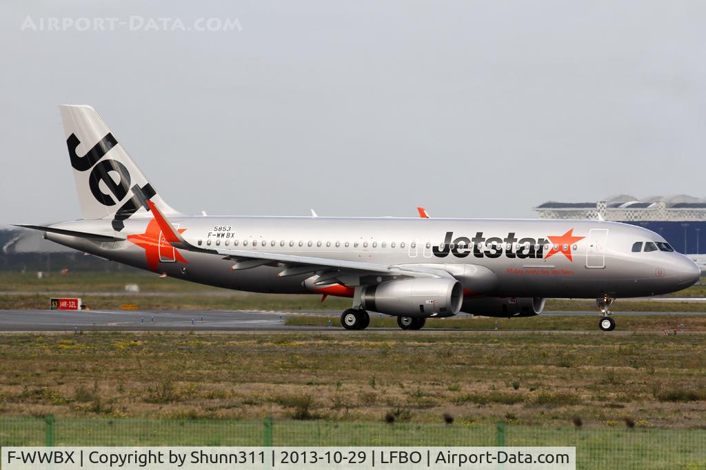 F-WWBX, 2013 Airbus A320-232 C/N 5853, C/n 5853 - To be VH-XHI