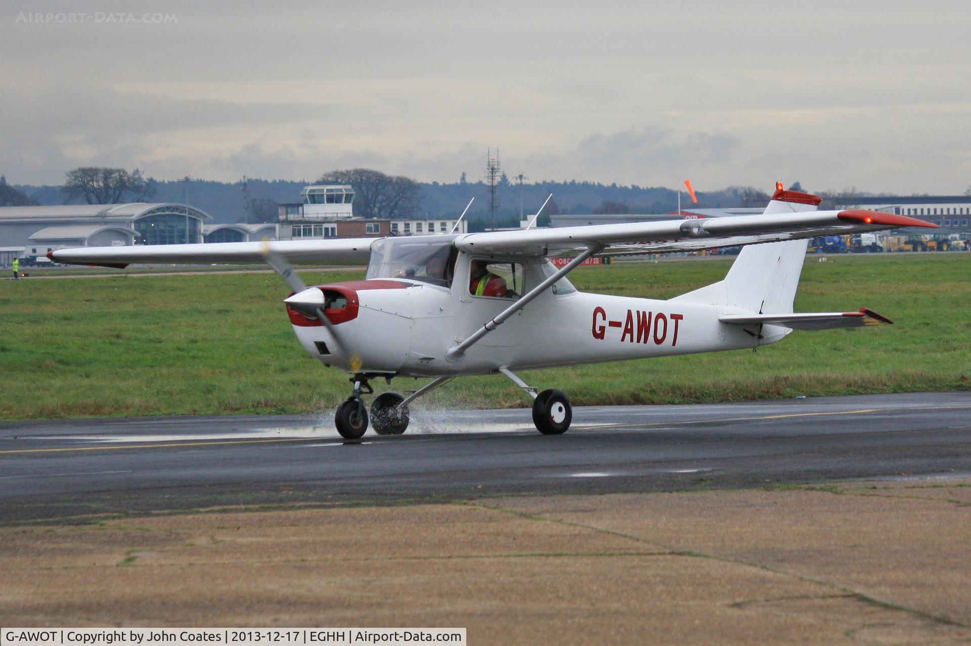 G-AWOT, 1968 Reims Cessna F150H C/N 0389, Resident arriving home