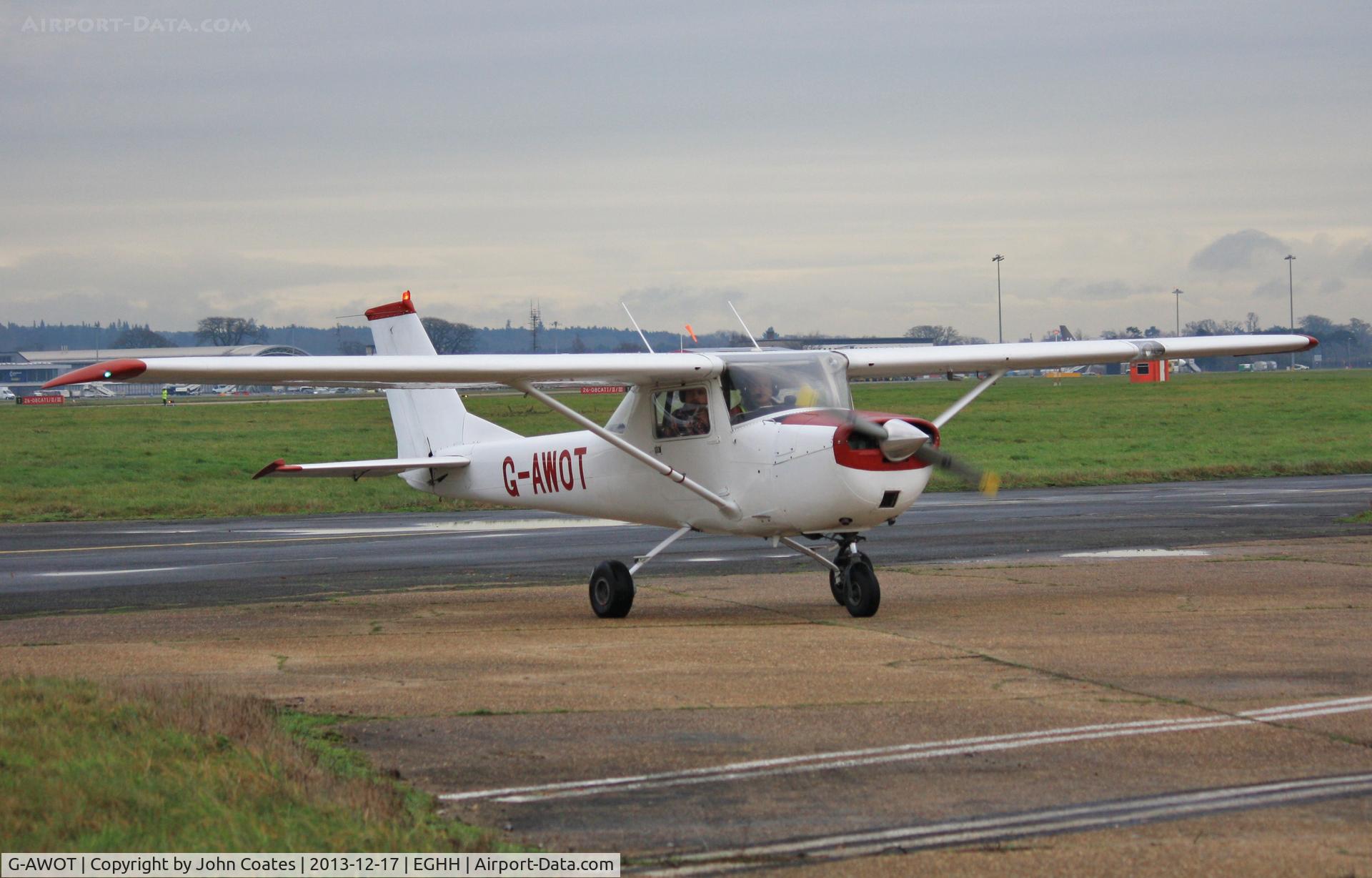 G-AWOT, 1968 Reims Cessna F150H C/N 0389, Arriving at Airtime North
