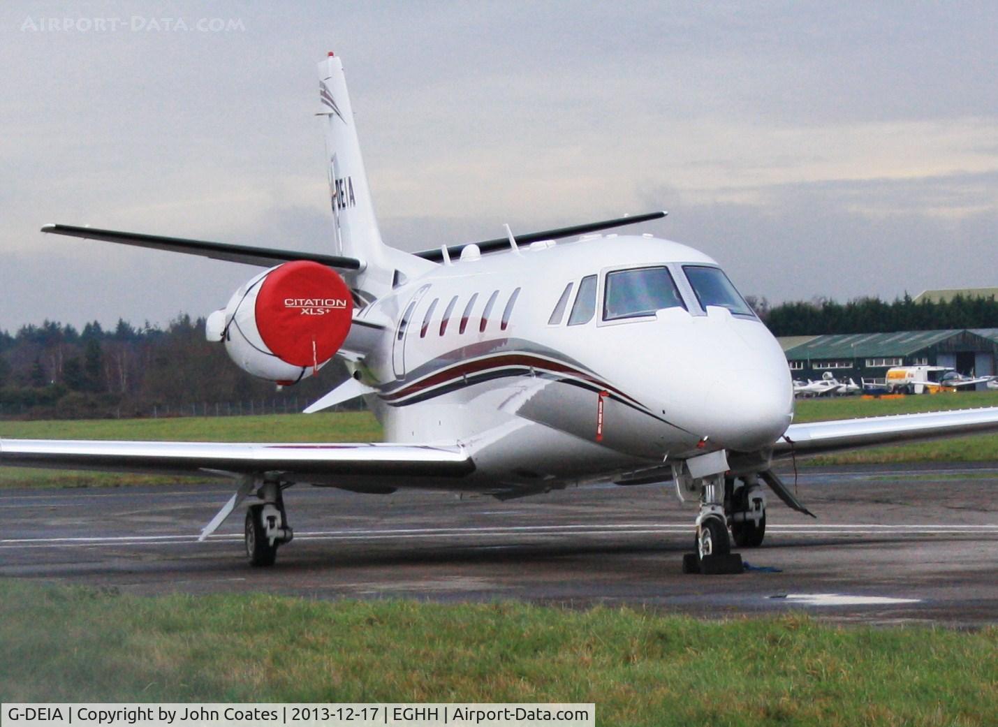 G-DEIA, 2012 Cessna 560XL Citation XLS+ C/N 560-6119, Just arrived at CSE