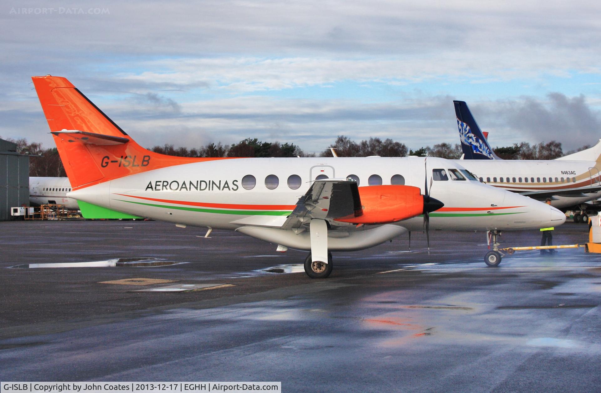 G-ISLB, 1990 British Aerospace BAe-3202 Jetstream 32 C/N 871, Just repainted into colours of Aeroandinas Venezuela