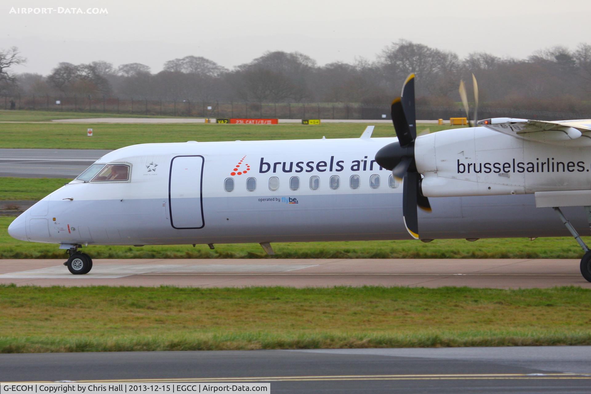 G-ECOH, 2008 De Havilland Canada DHC-8-402Q Dash 8 C/N 4221, Brussels Airlines