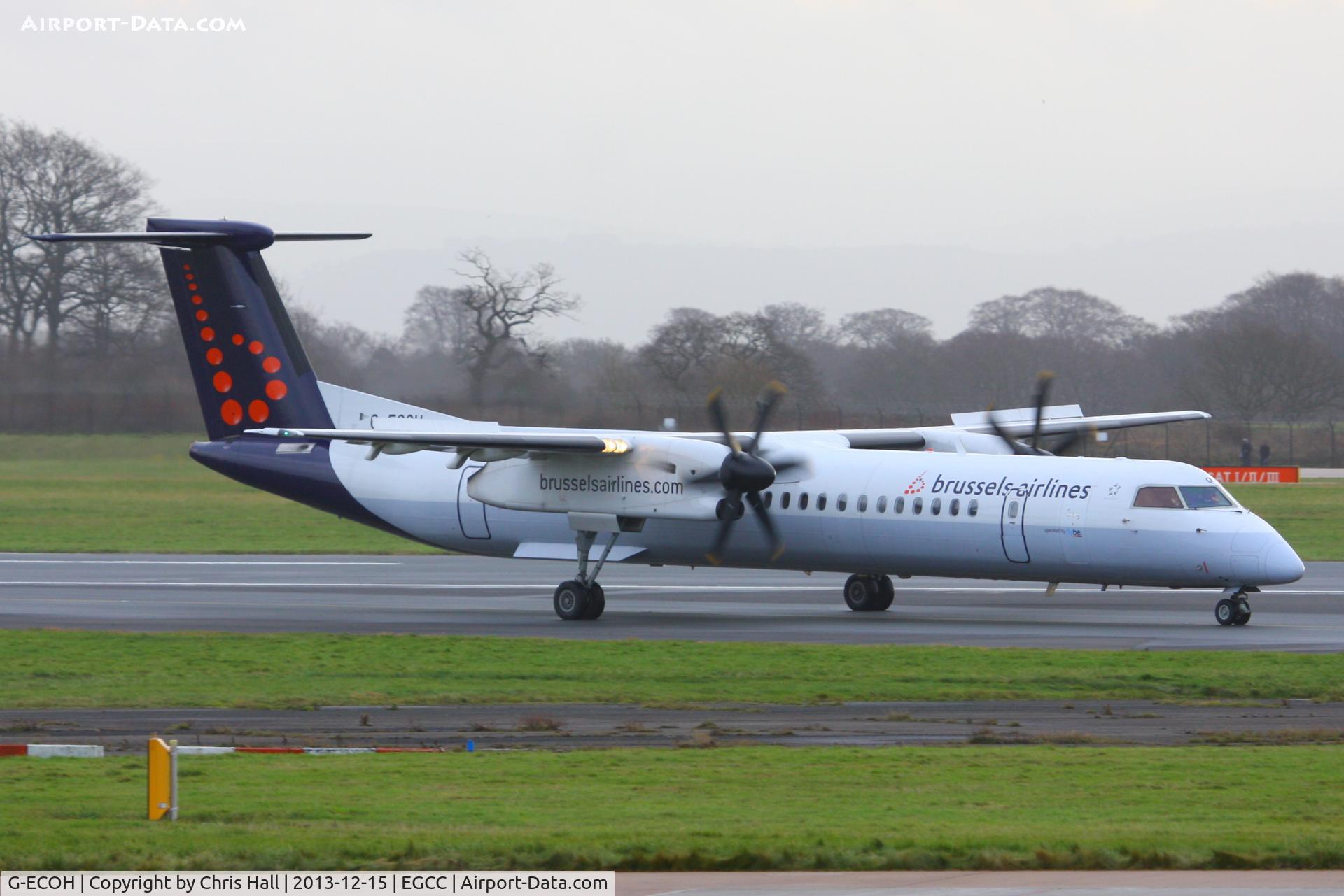 G-ECOH, 2008 De Havilland Canada DHC-8-402Q Dash 8 C/N 4221, Brussels Airlines
