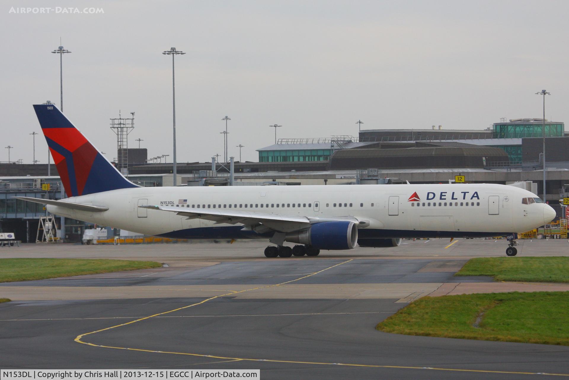 N153DL, 1990 Boeing 767-3P6 C/N 24985, Delta