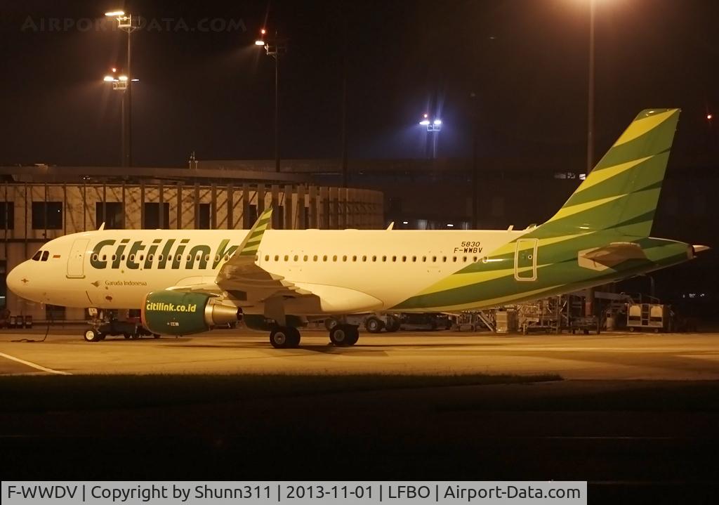 F-WWDV, 2013 Airbus A320-214 C/N 5830, C/n 5830 - To be PK-GLY