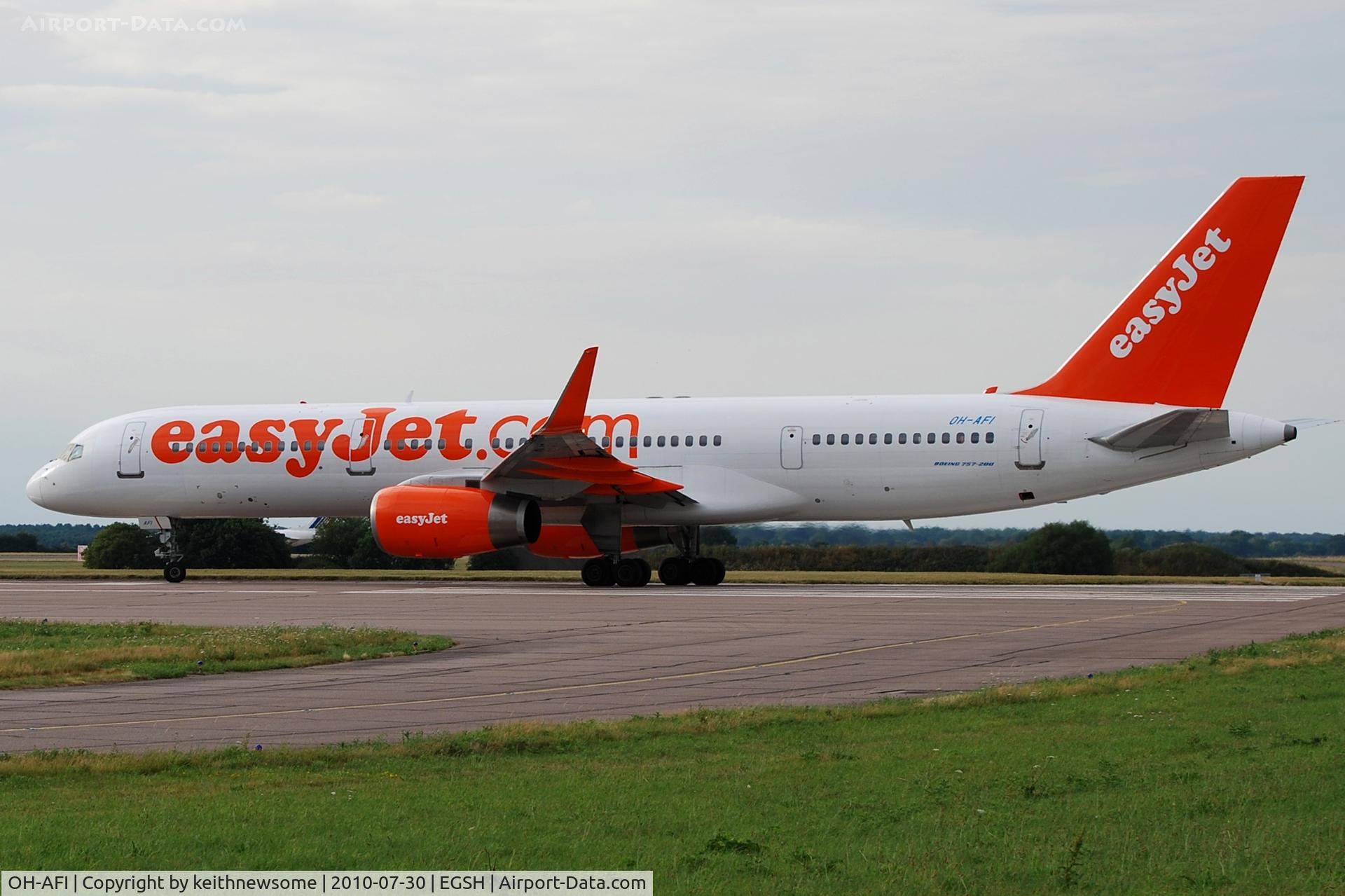 OH-AFI, 1996 Boeing 757-2K2 C/N 26330, Short term lease to EasyJet !!