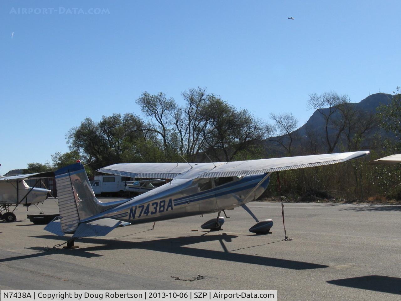 N7438A, 1956 Cessna 172 C/N 29538, 1956 Cessna 172, Continental O-300 145 Hp 6 cylinder, first year of production, conversion to taildragger