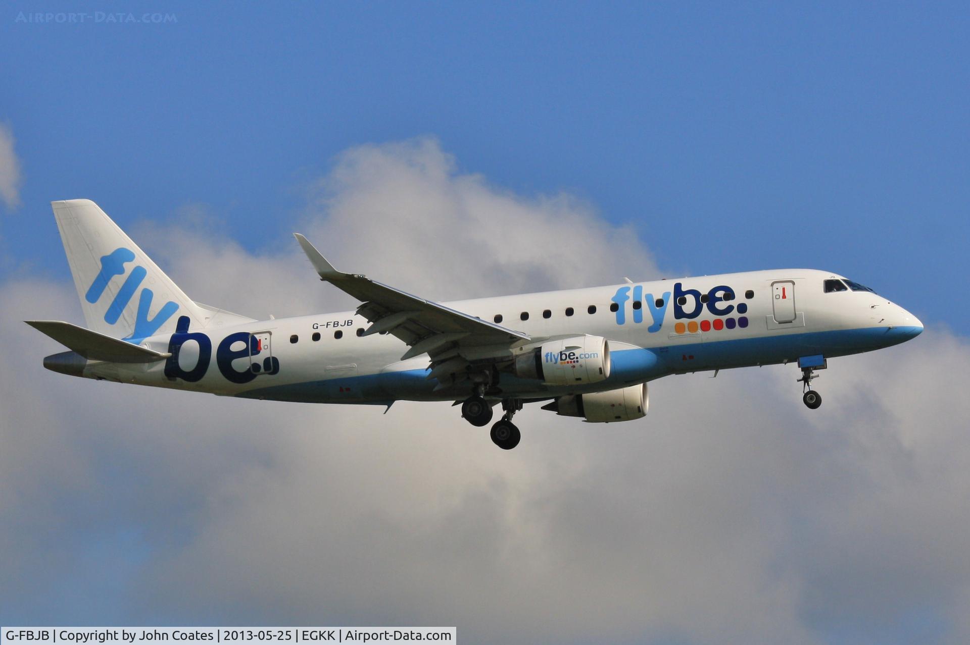 G-FBJB, 2011 Embraer 175STD (ERJ-170-200) C/N 17000327, Finals to 08R