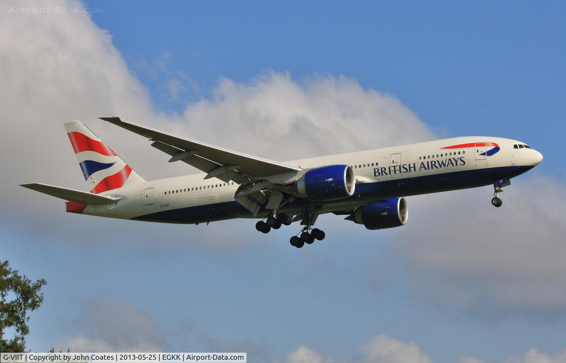G-VIIT, 1999 Boeing 777-236 C/N 29962, Finals to 08R