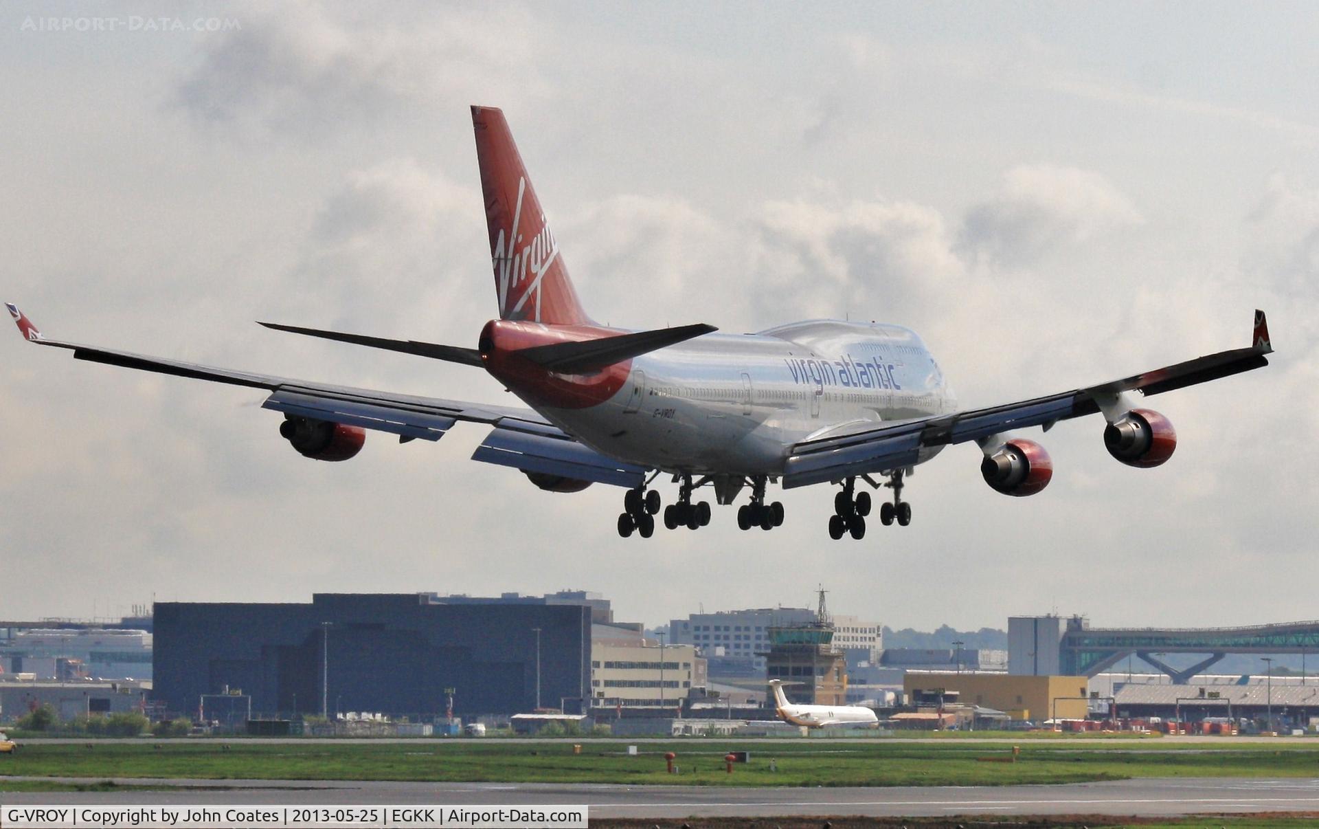 G-VROY, 2001 Boeing 747-443 C/N 32340, Unusual view of the Pretty Woman.