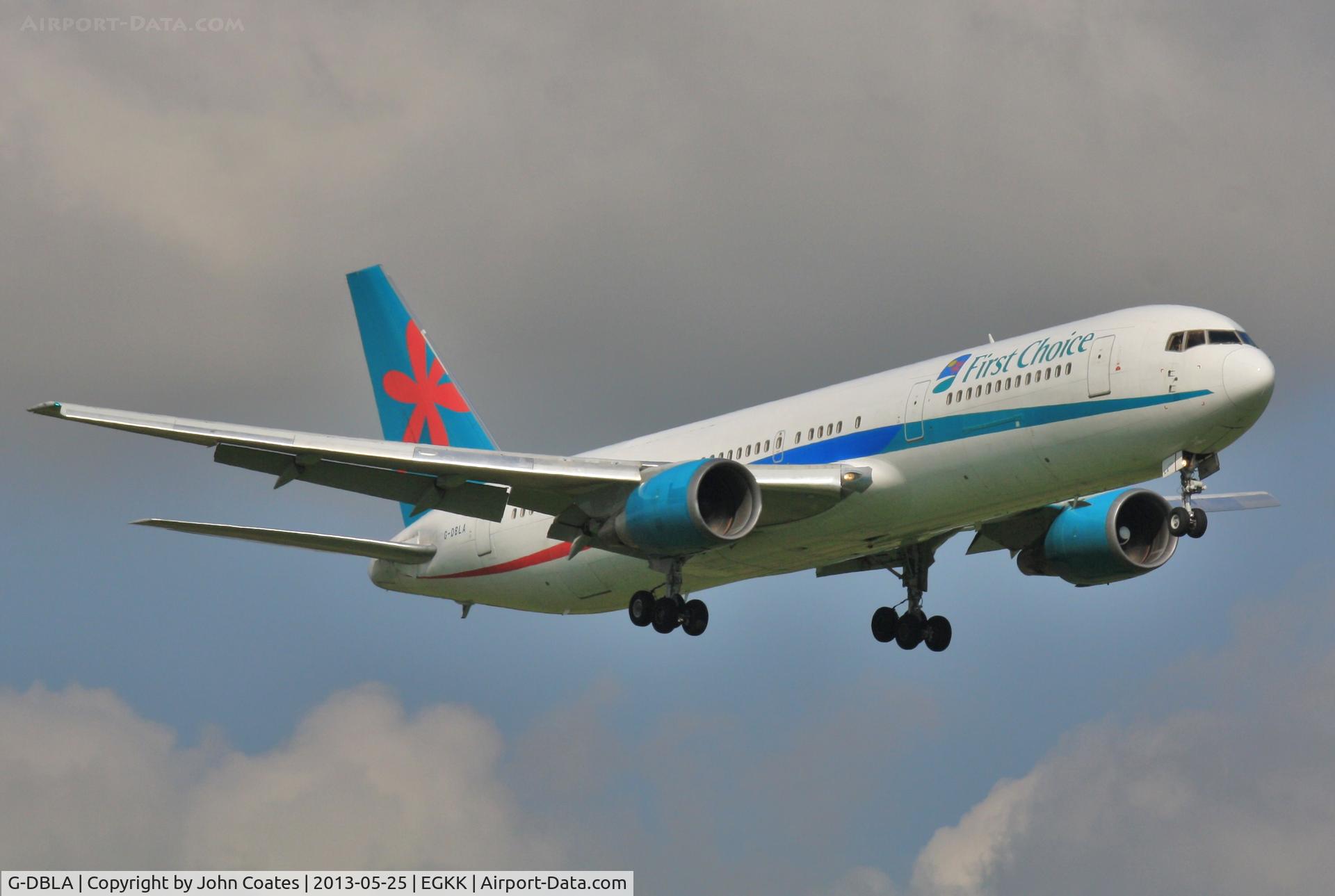 G-DBLA, 1992 Boeing 767-35E/ER C/N 26063, On approach to 08R