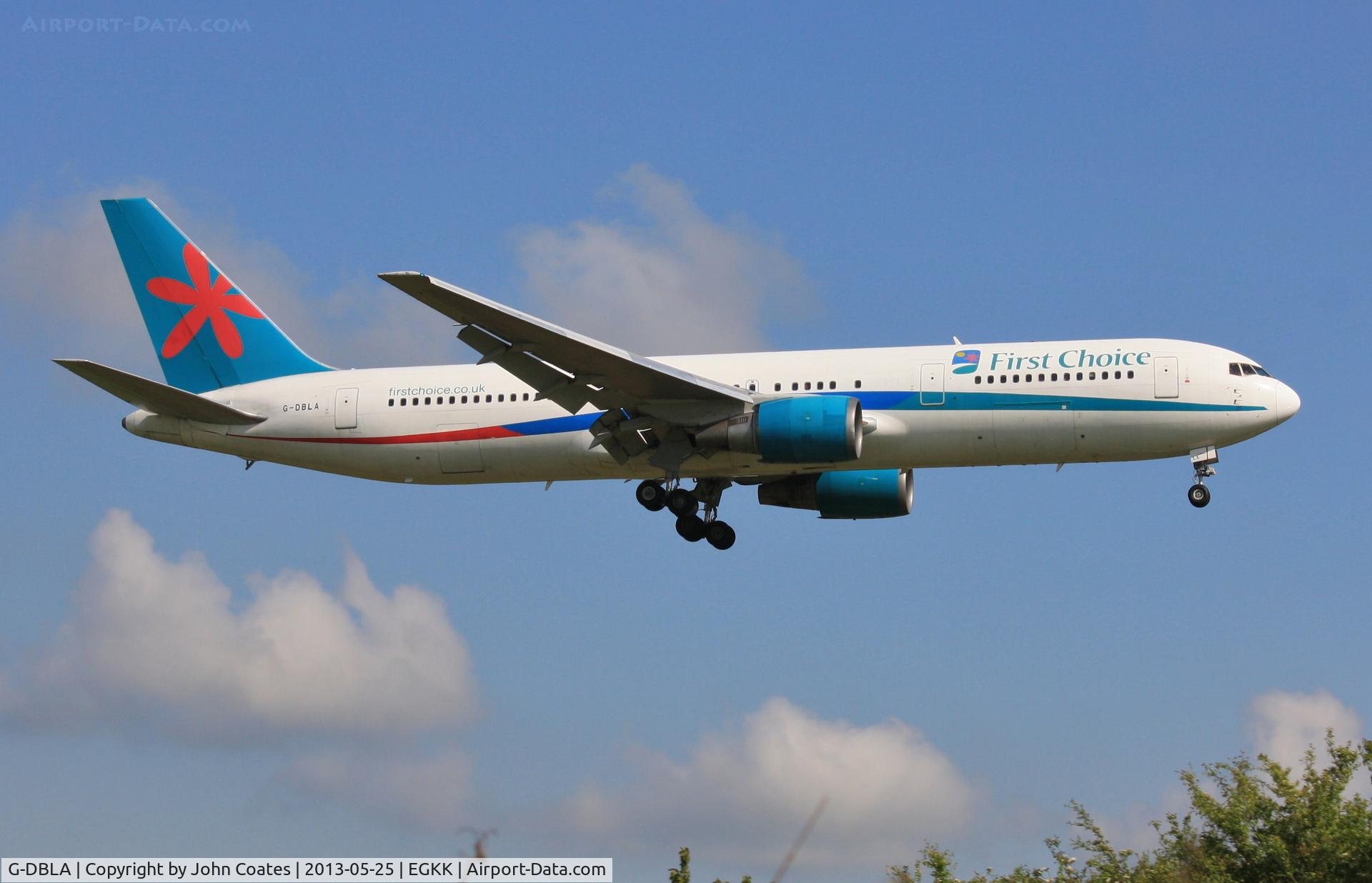 G-DBLA, 1992 Boeing 767-35E/ER C/N 26063, Finals to 08R