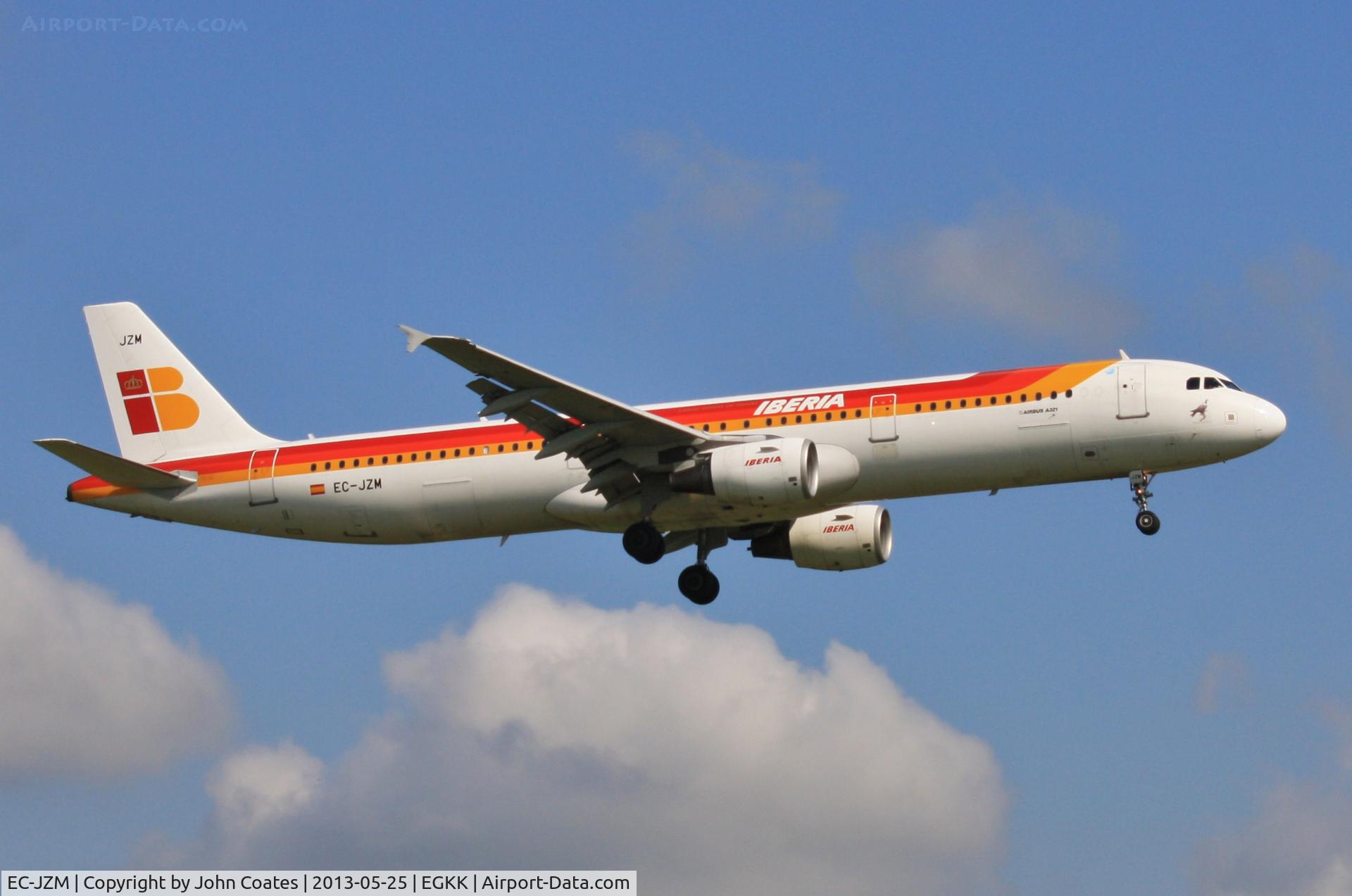 EC-JZM, 2007 Airbus A321-212 C/N 2996, Finals to 08R