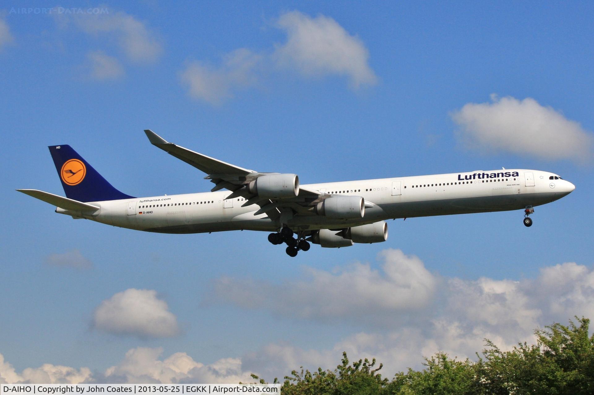D-AIHO, 2006 Airbus A340-642 C/N 767, Bayern Munich supporters for euro cup final