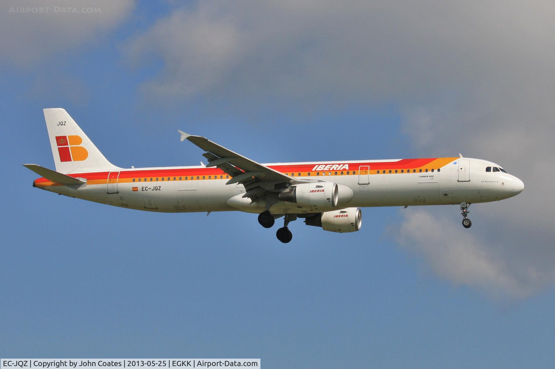 EC-JQZ, 2006 Airbus A321-211 C/N 2736, Finals to 08R