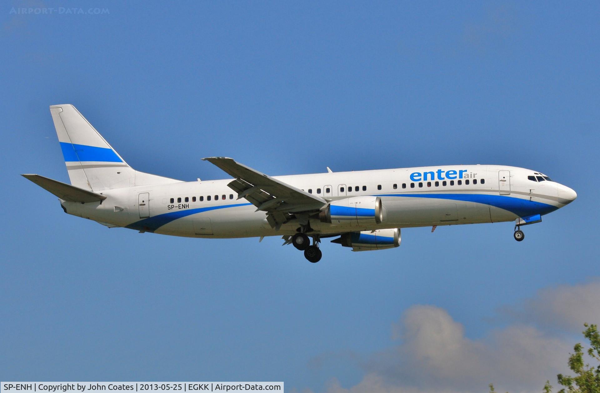 SP-ENH, 1997 Boeing 737-405 C/N 25795, Finals to 08R