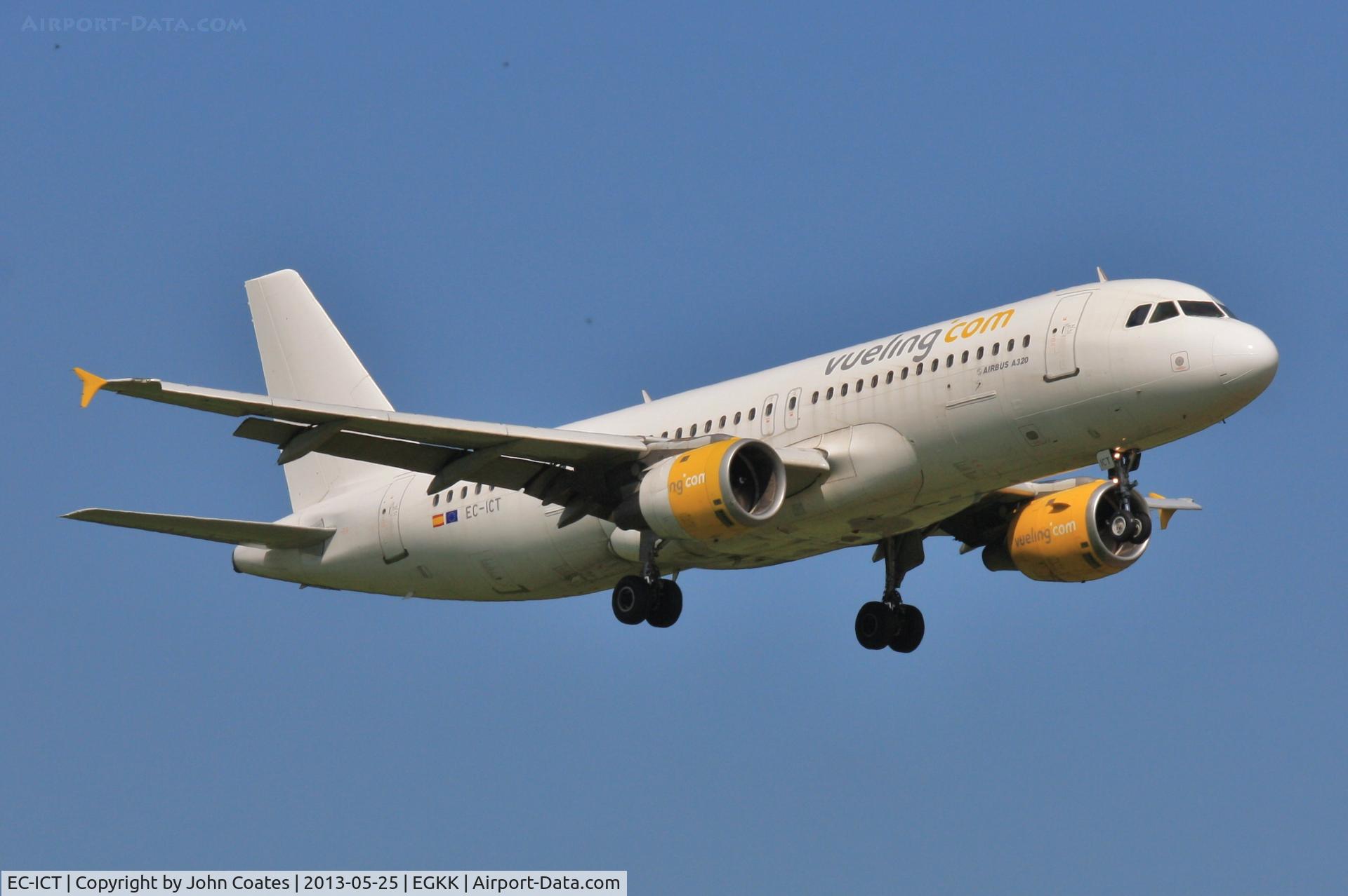 EC-ICT, 1991 Airbus A320-211 C/N 264, On approach to 08R