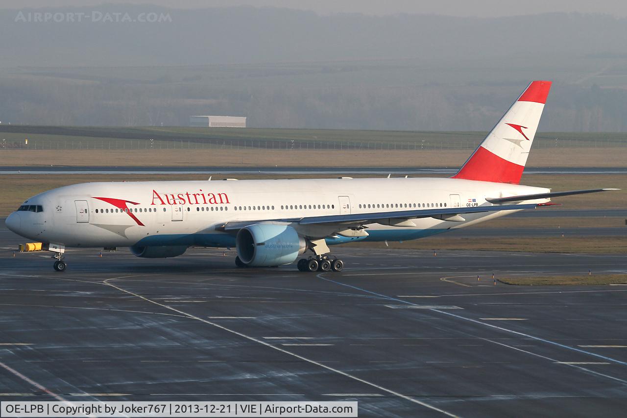 OE-LPB, 1998 Boeing 777-2Z9/ER C/N 28699, Austrian Airlines