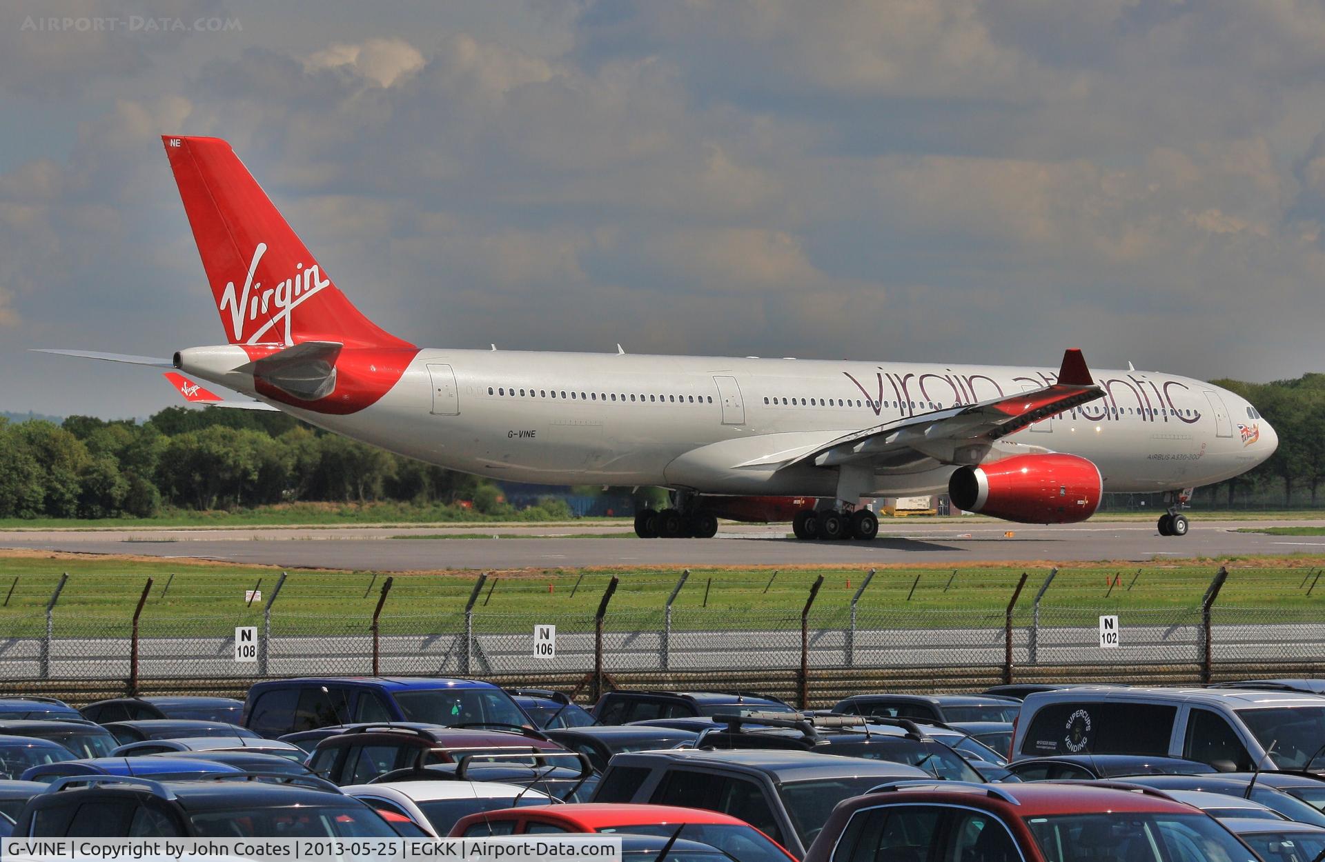 G-VINE, 2011 Airbus A330-343X C/N 1231, Departing down 08R