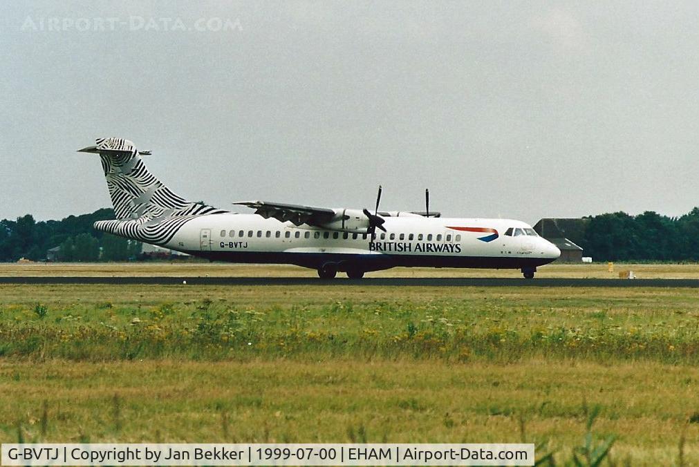 G-BVTJ, 1992 ATR 72-202 C/N 342, Schiphol