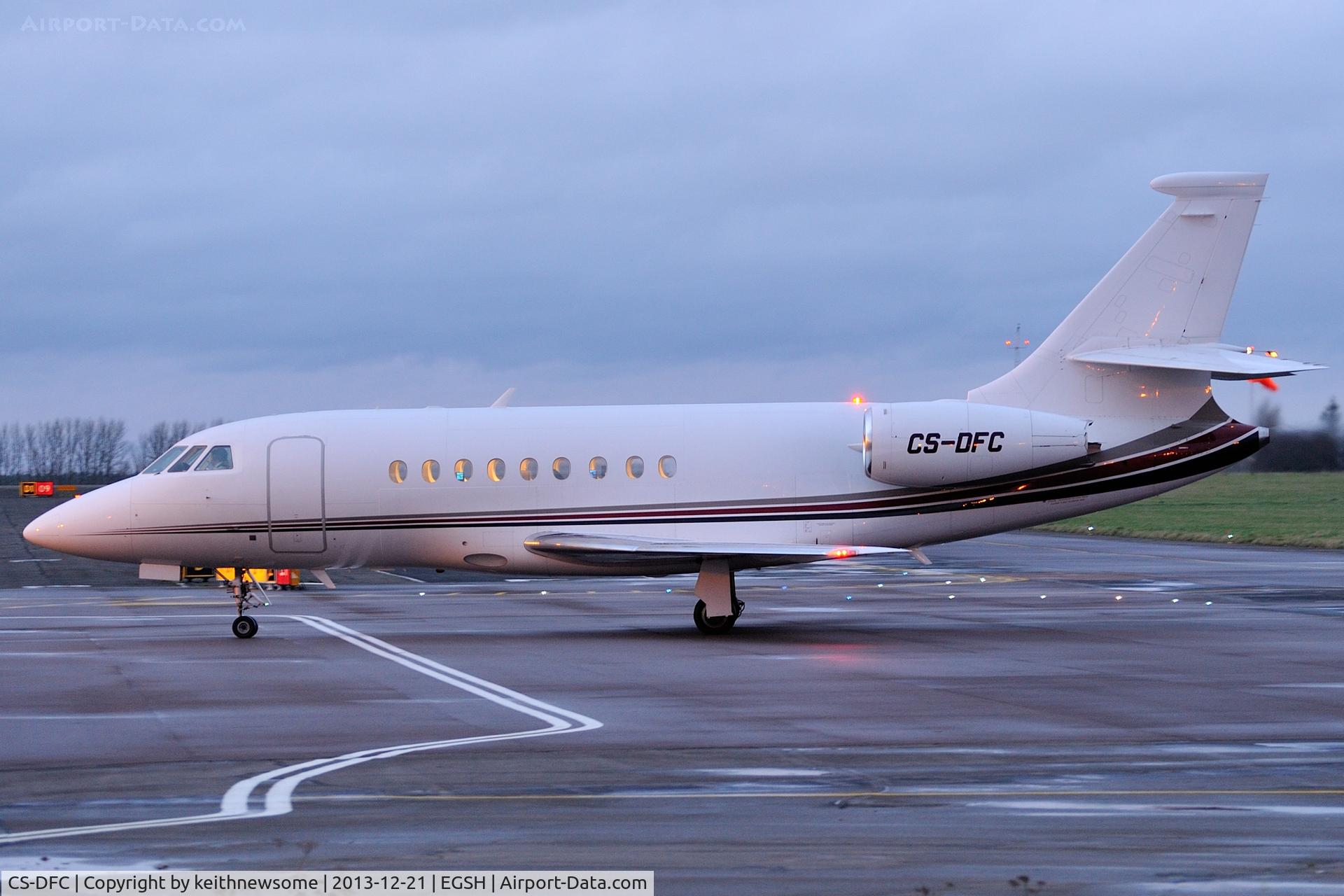 CS-DFC, 2001 Dassault Falcon 2000 C/N 148, Early evening arrival !