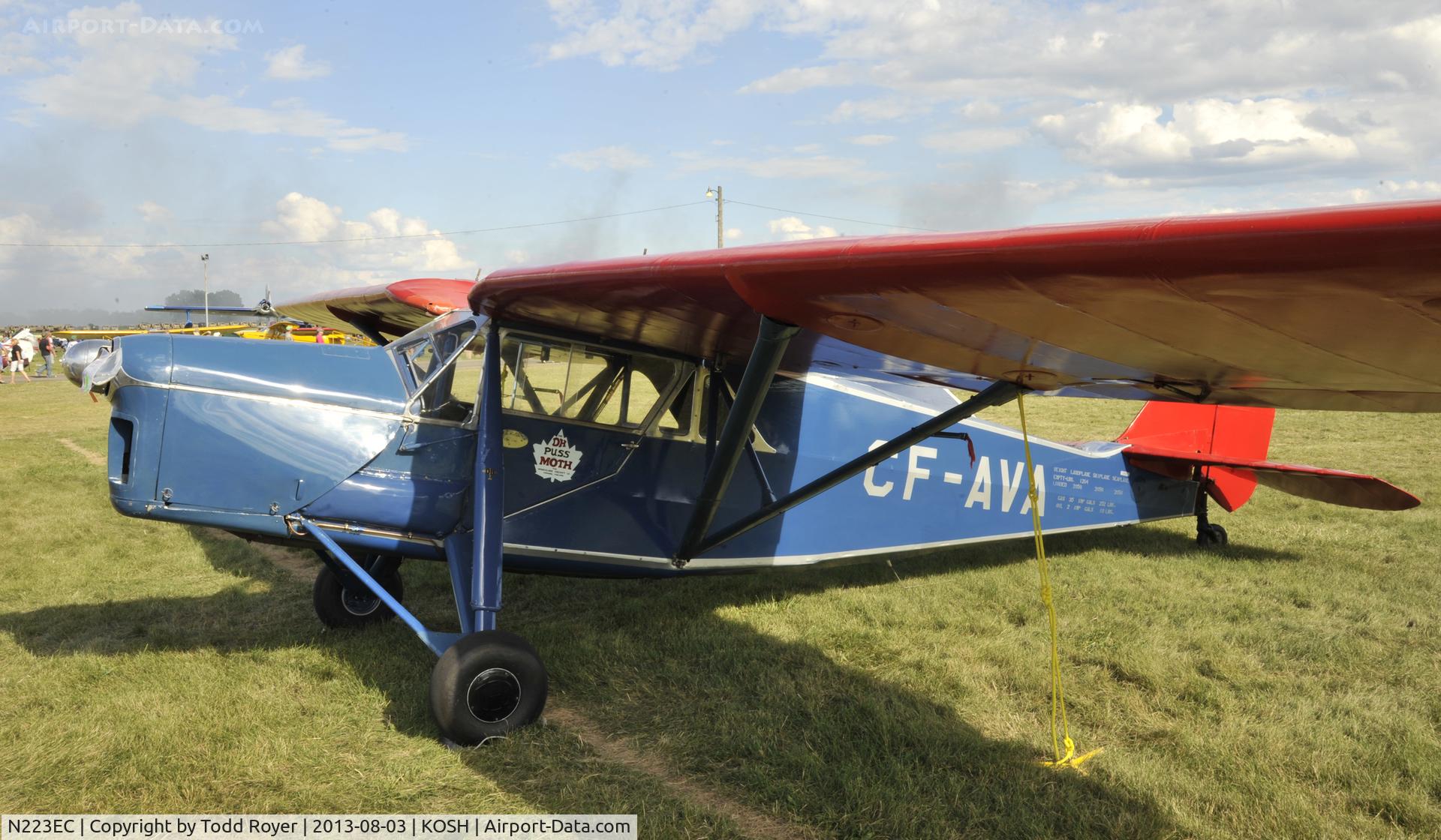N223EC, 1969 De Havilland DH-80A Puss Moth C/N 223, Airventure 2013
