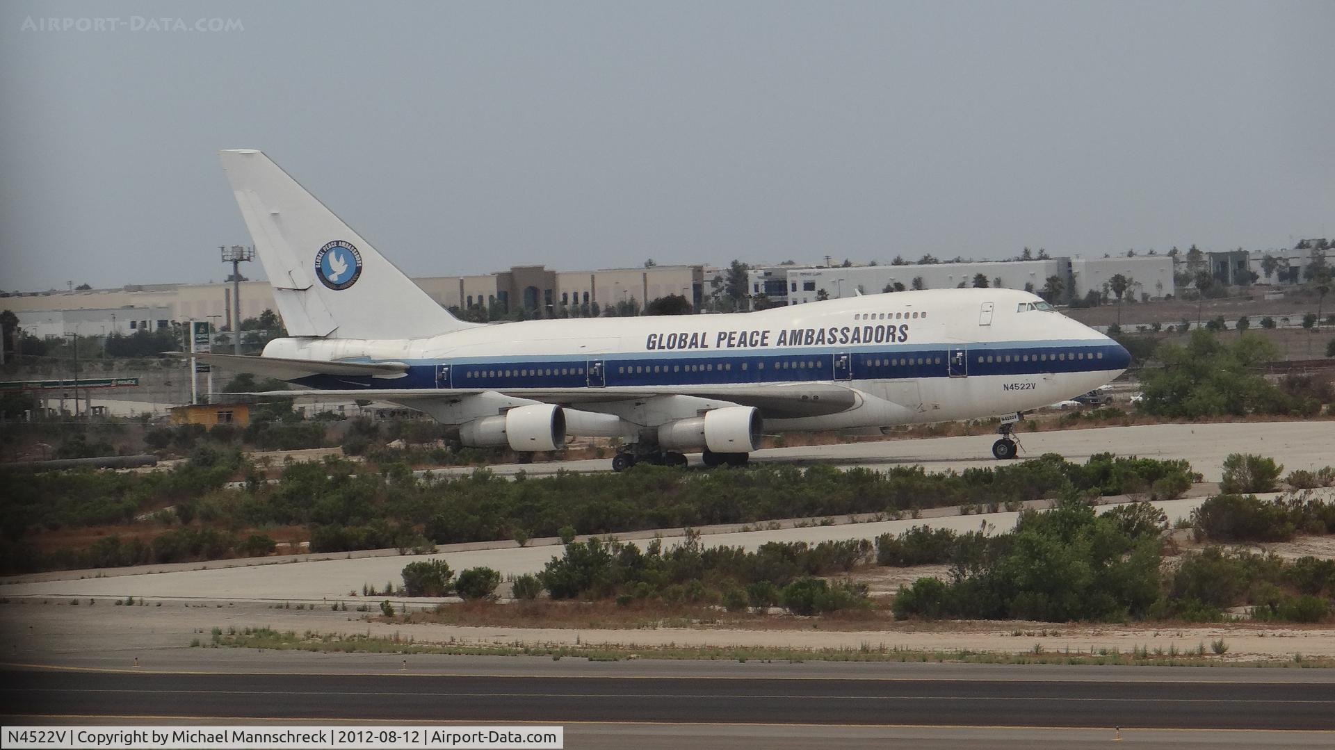 N4522V, 1982 Boeing 747SP-09 C/N 22805, Parked at airfield in mexico