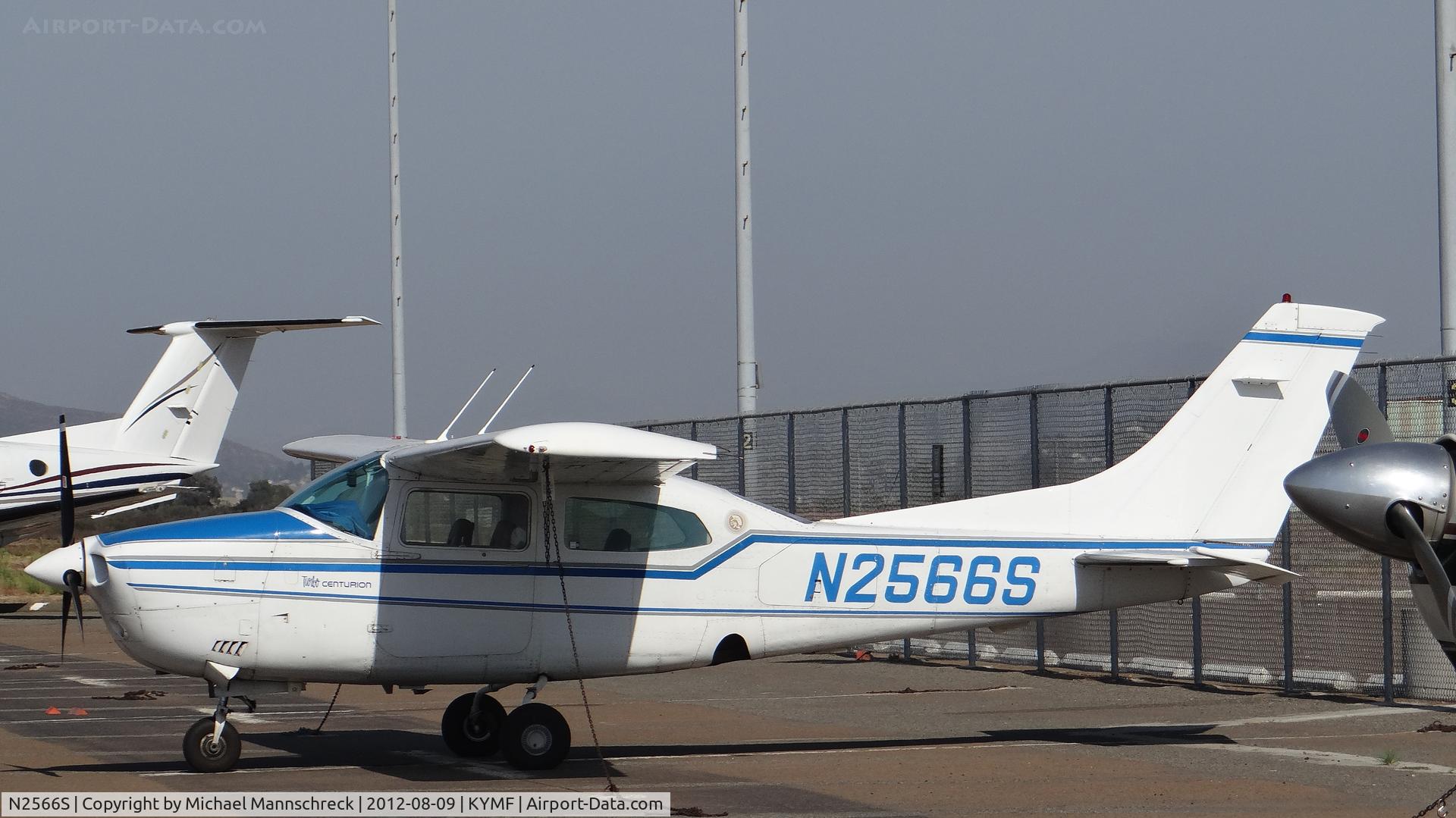 N2566S, 1976 Cessna T210L Turbo Centurion C/N 21061331, Parked at the airfield
