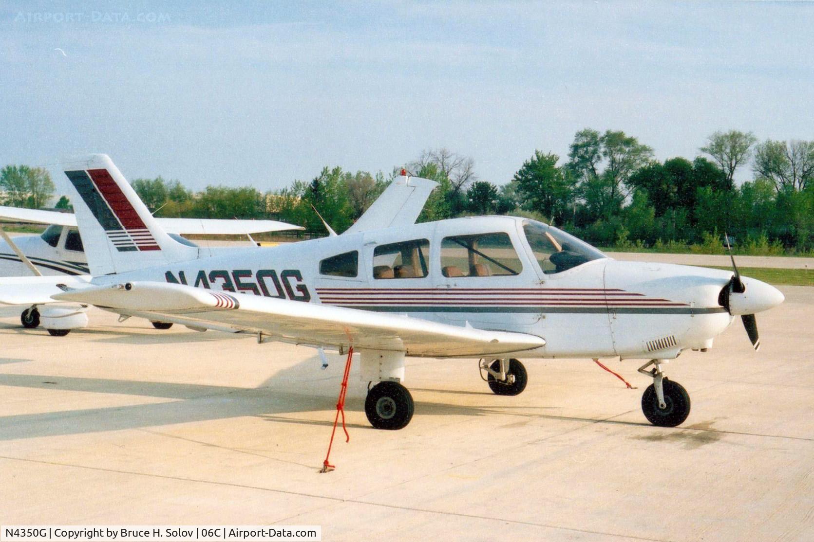 N4350G, 1984 Piper PA-28-181 C/N 28-8490058, at Schaumburg Regional