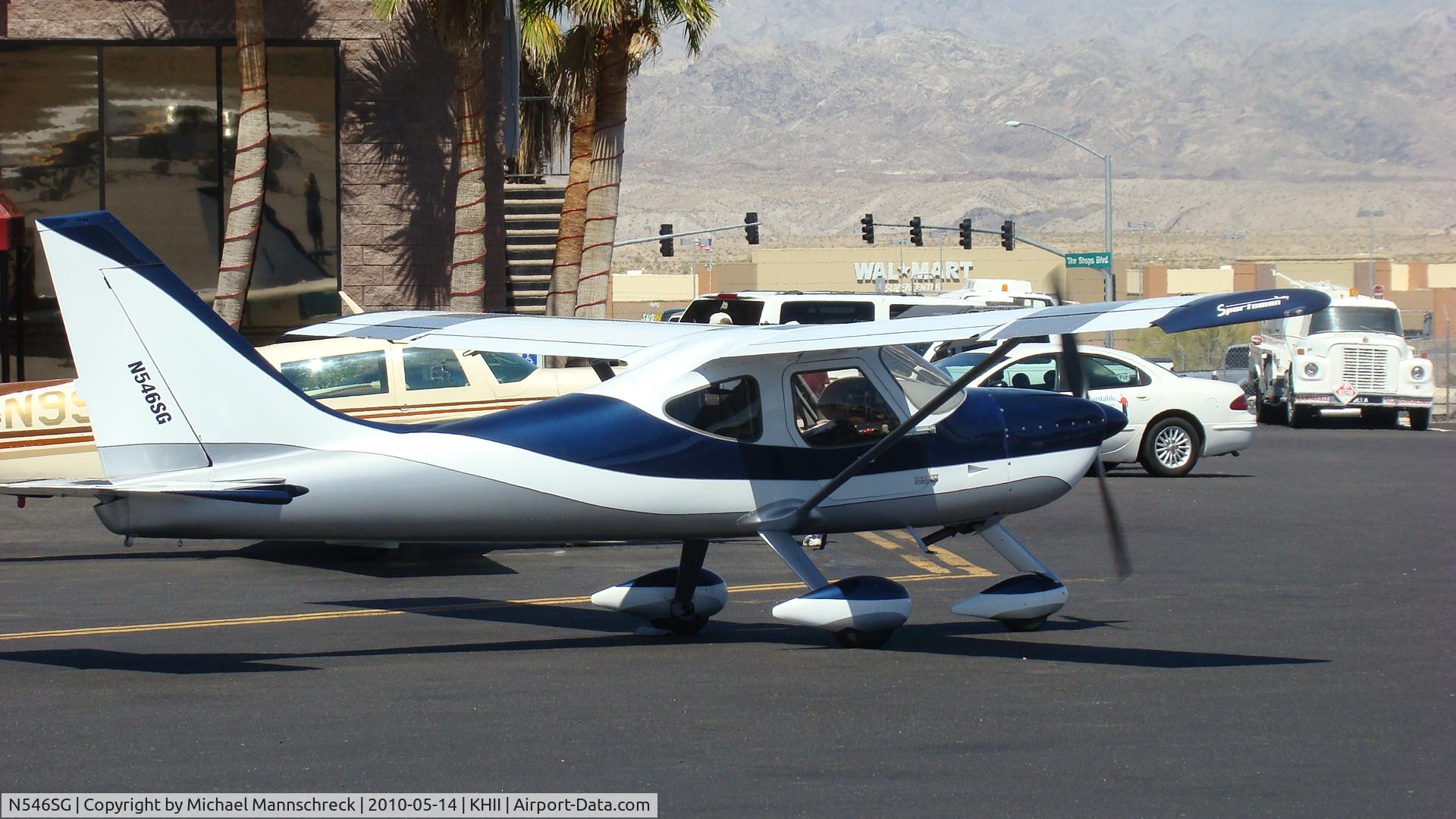 N546SG, Glasair GS-2 Sportsman C/N 7303, Parked on ramp