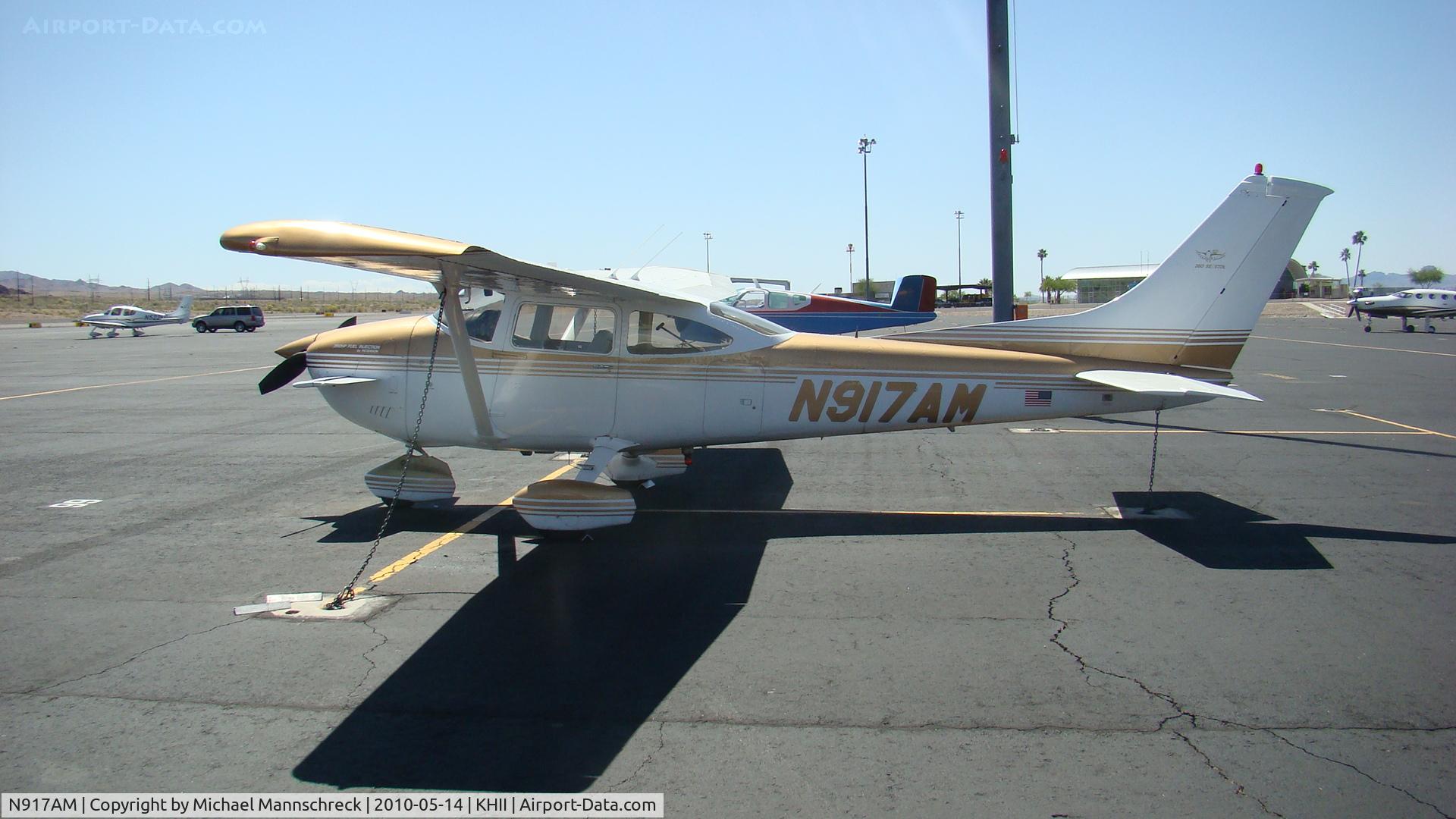 N917AM, 1975 Cessna 182P Skylane C/N 18263707, Parked on Ramp GA Parking