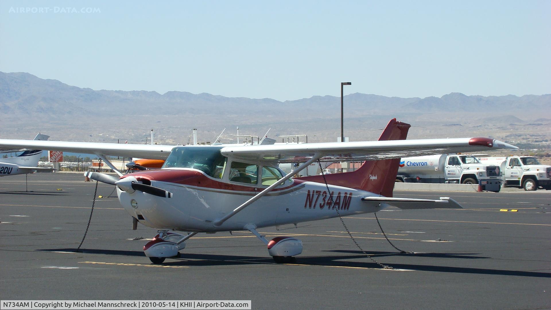 N734AM, 1977 Cessna 172N C/N 17268703, Park on Ramp GA Parking