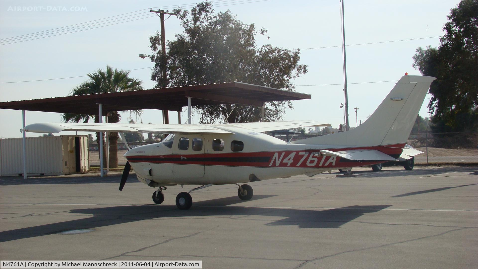 N4761A, 1983 Cessna P210N Pressurised Centurion C/N P21000821, Checking back into America