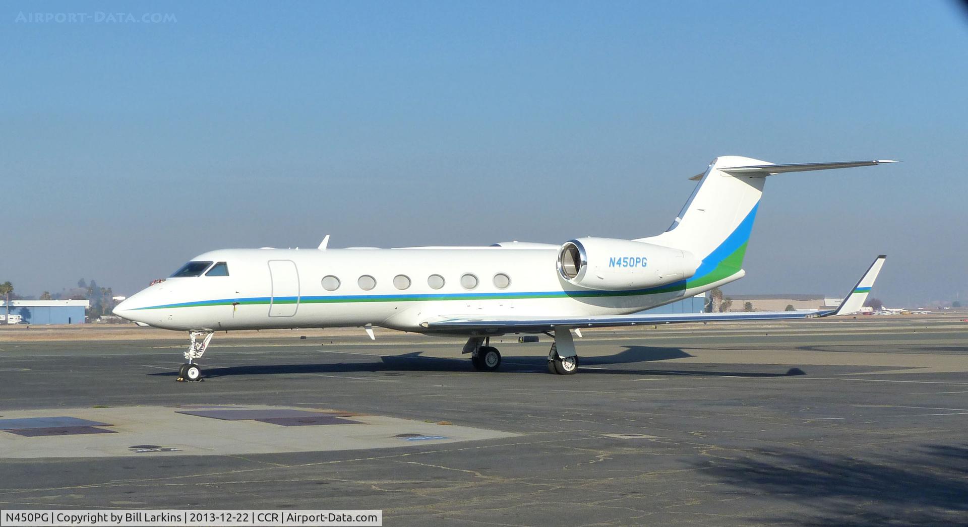 N450PG, 2007 Gulfstream Aerospace GIV-X (G450) C/N 4072, Visitor again.