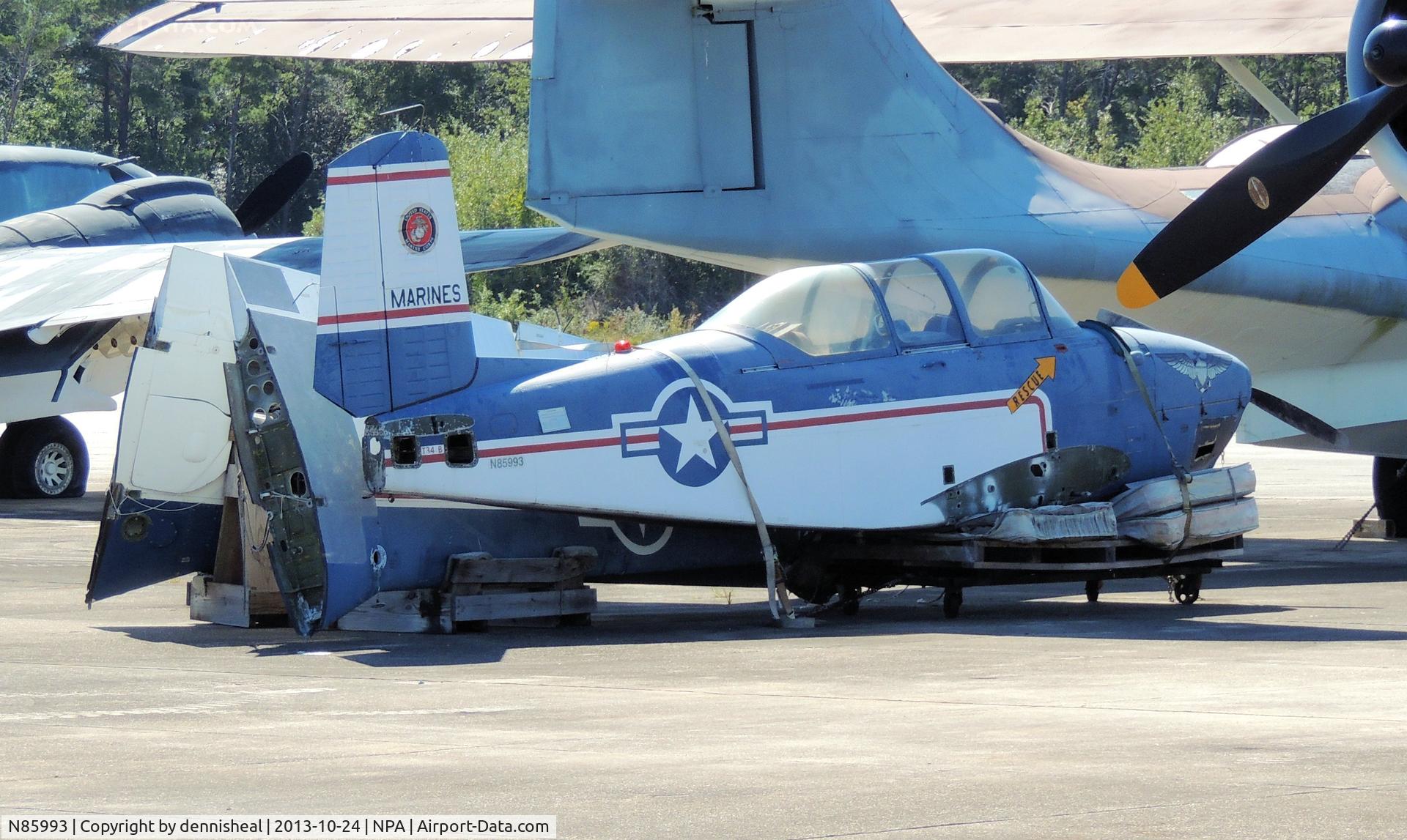 N85993, 1955 Beech D-45 (T-34B) Mentor C/N BG-92, 1955 BEECH D-45 MENTOR