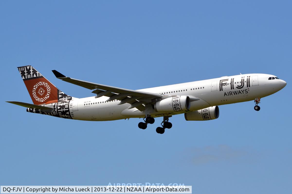 DQ-FJV, 2013 Airbus A330-243 C/N 1465, At Auckland