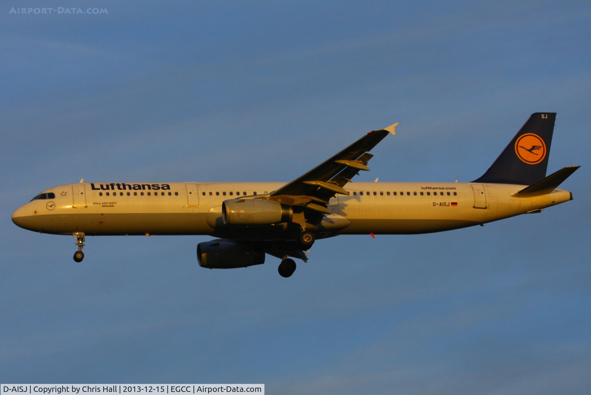 D-AISJ, 2008 Airbus A321-231 C/N 3360, Lufthansa