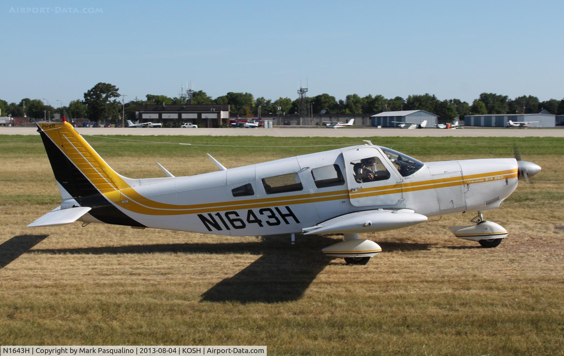 N1643H, 1977 Piper PA-32-260 Cherokee Six Cherokee Six C/N 32-7700011, Piper PA-32-260