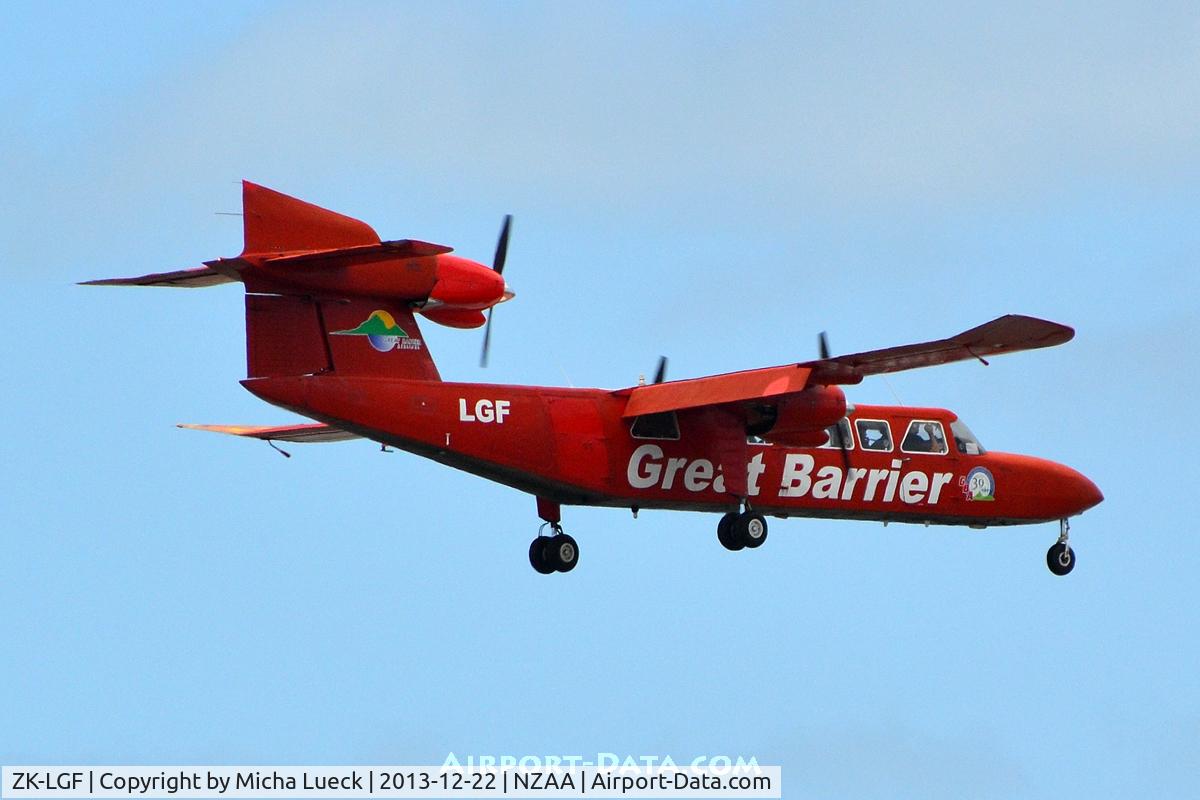 ZK-LGF, 1976 Britten-Norman BN-2A MK.III-2 Trislander C/N 1023, At Auckland
